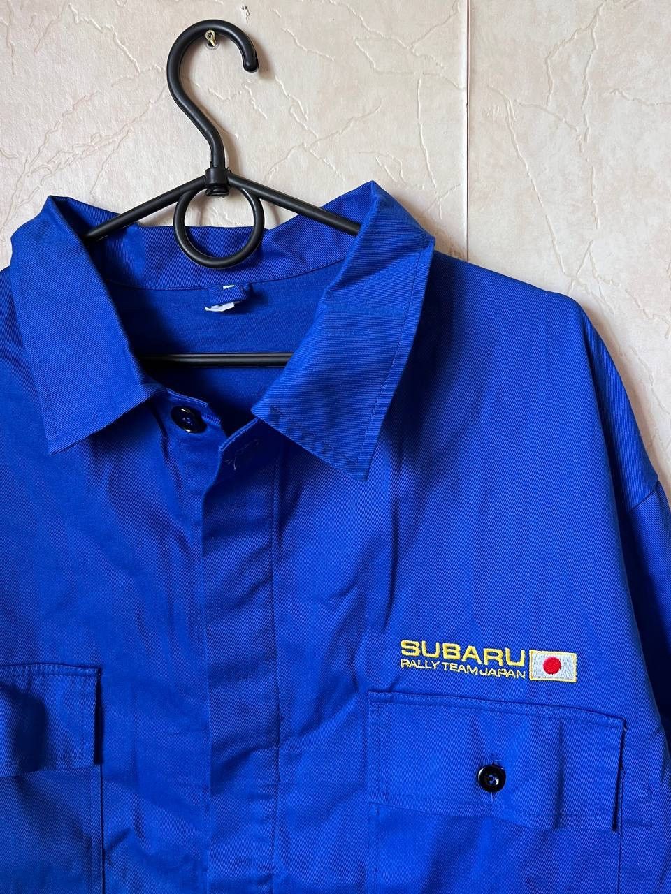 Vintage Vintage Subaru Racing Jacket Button Japan work jacket Subaru Size US L / EU 52-54 / 3 - 5 Thumbnail