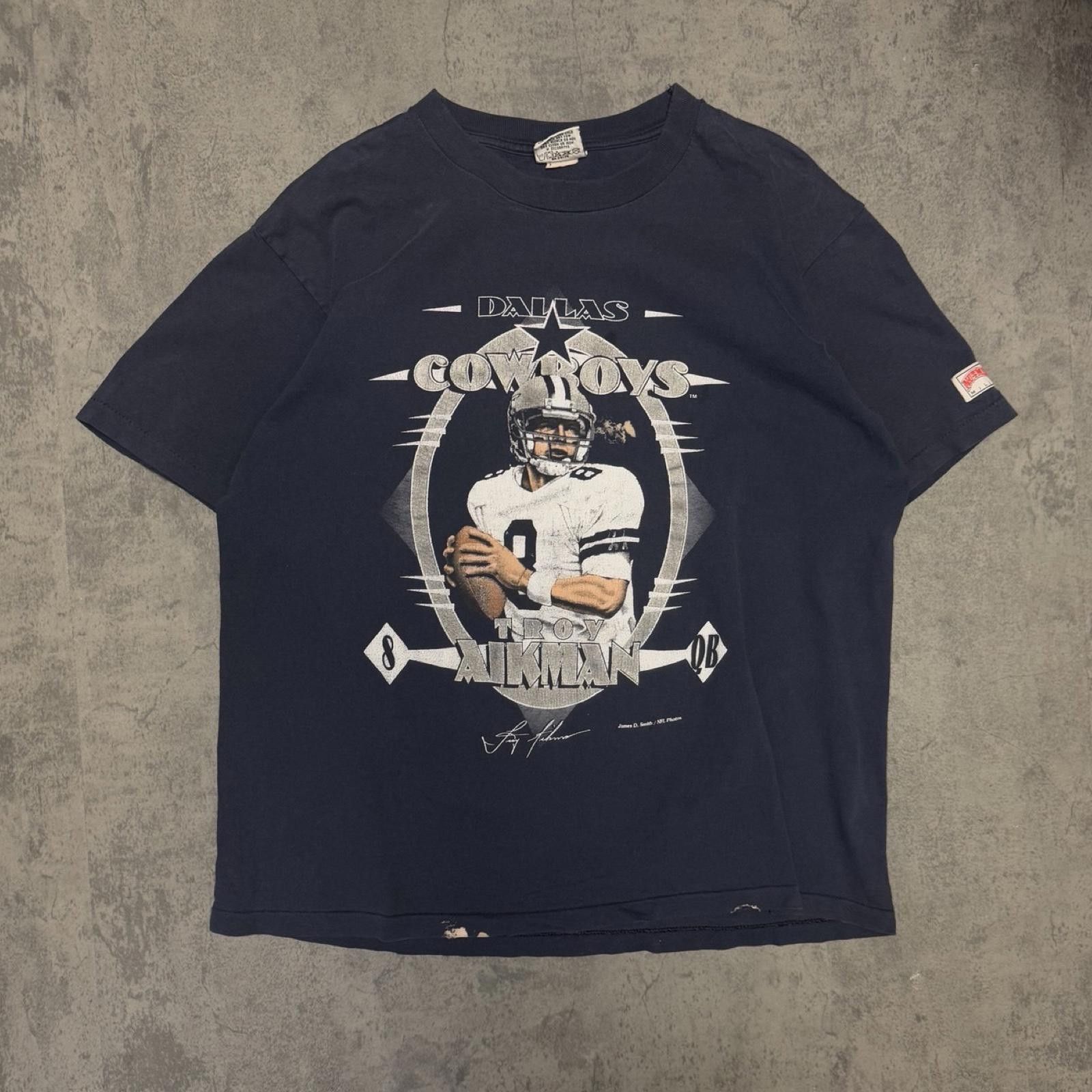 Nutmeg 90s Troy Aikman Dallas Cowboys -- L --- Size US L / EU 52-54 / 3 - 1 Thumbnail