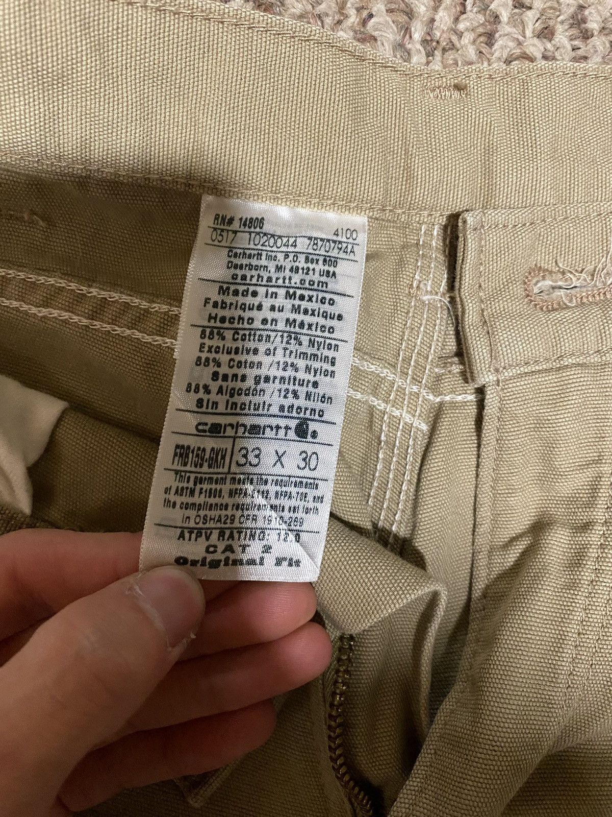 Carhartt Carhart Khaki Pants Size US 33 - 2 Thumbnail