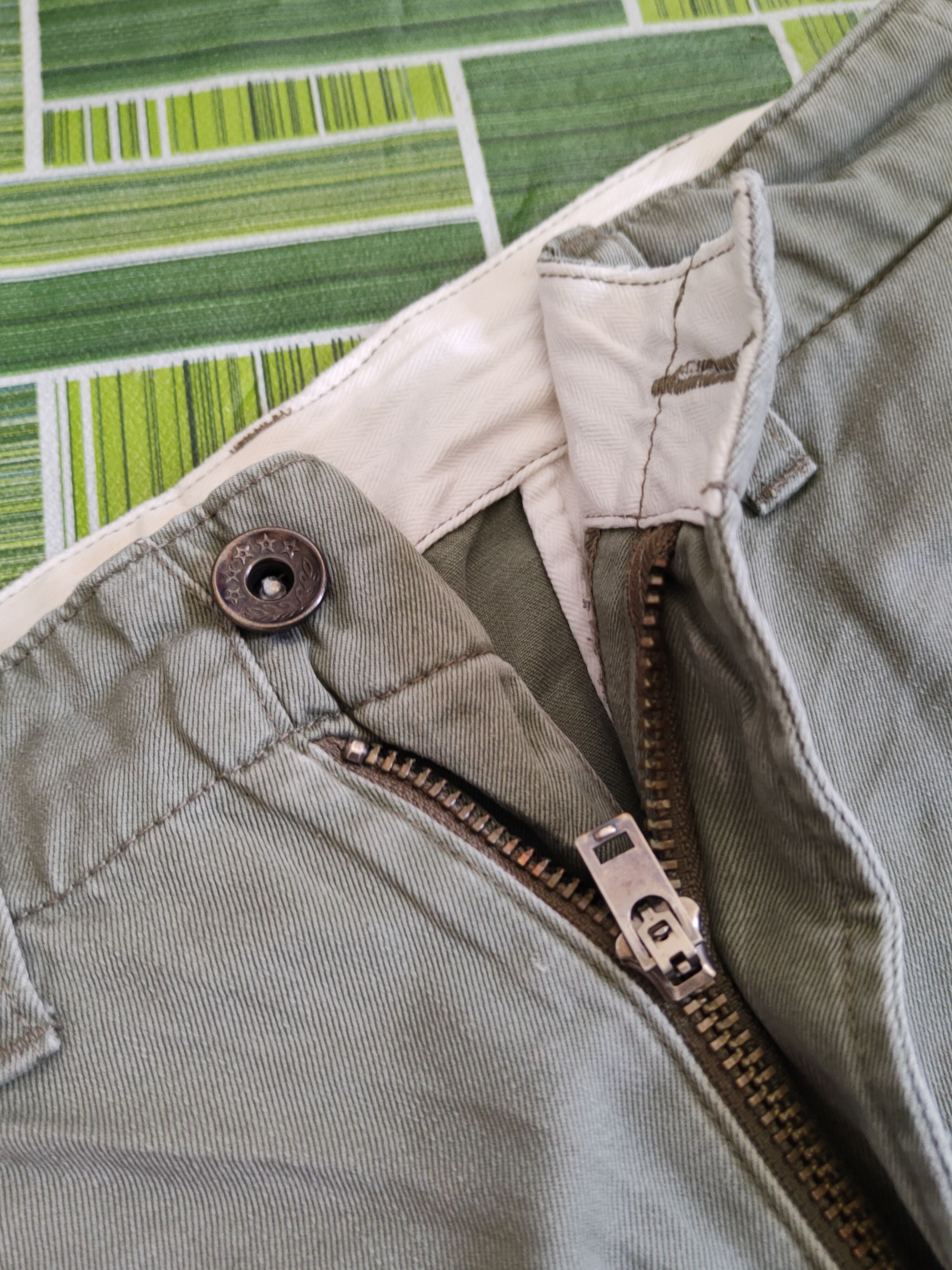 Japanese Brand × Uniqlo Uniqlo Green Faded Multipocket Casual Pants #S1443 Size US 32 / EU 48 - 12 Thumbnail