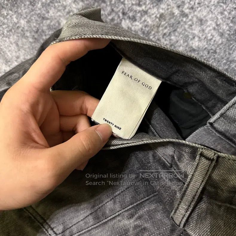 Fear of God Fear of God Black water ripples Size US 29 - 8 Thumbnail