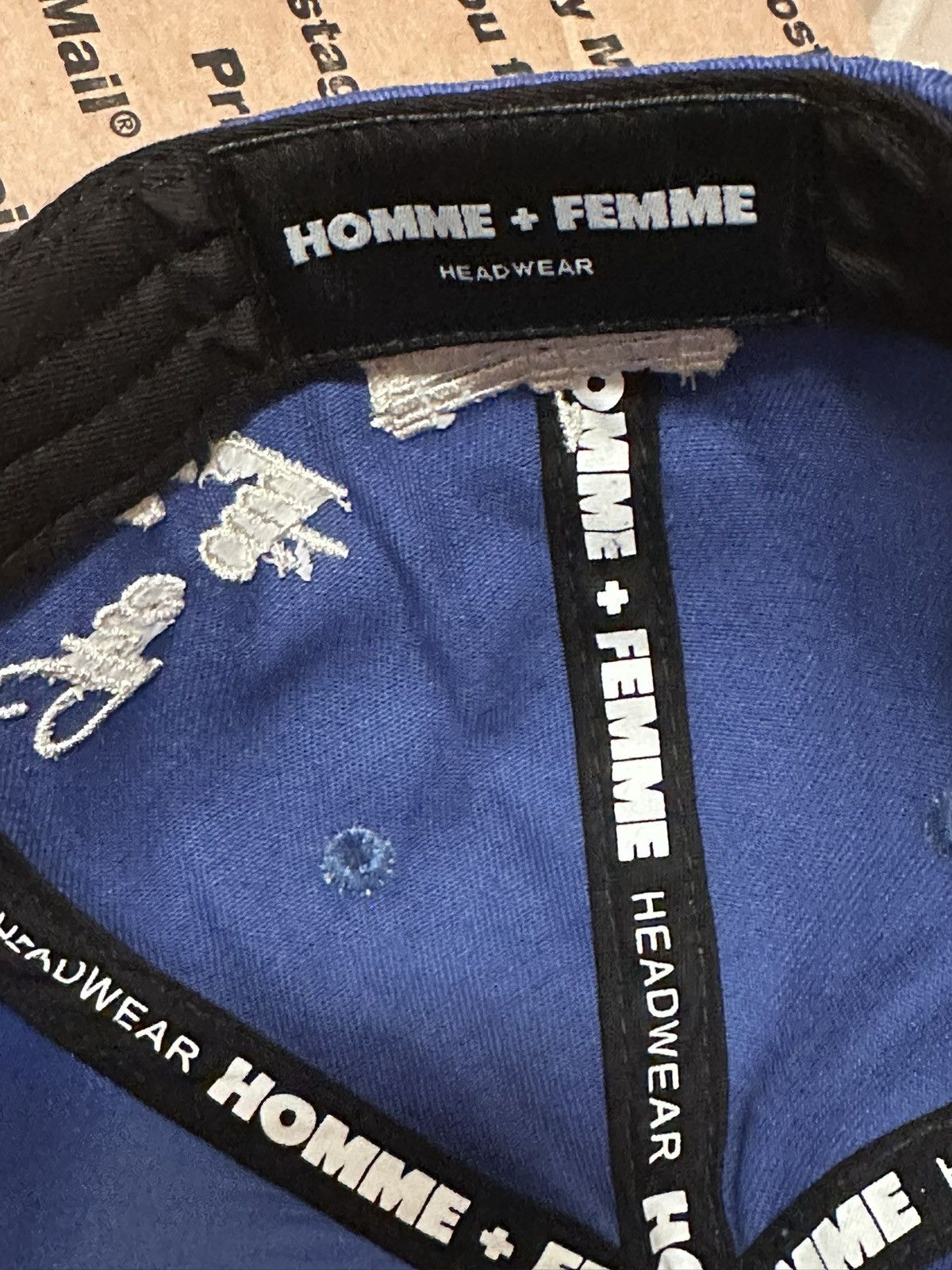 Homme + Femme La Homme Femme, NYC Royalty Snapback Blue and Orange Size ONE SIZE - 7 Thumbnail