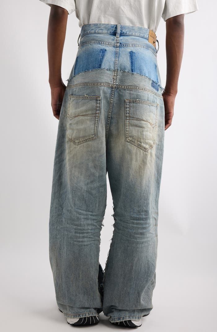 Balenciaga Balenciaga Distressed Layered Jeans Size US 33 - 3 Thumbnail