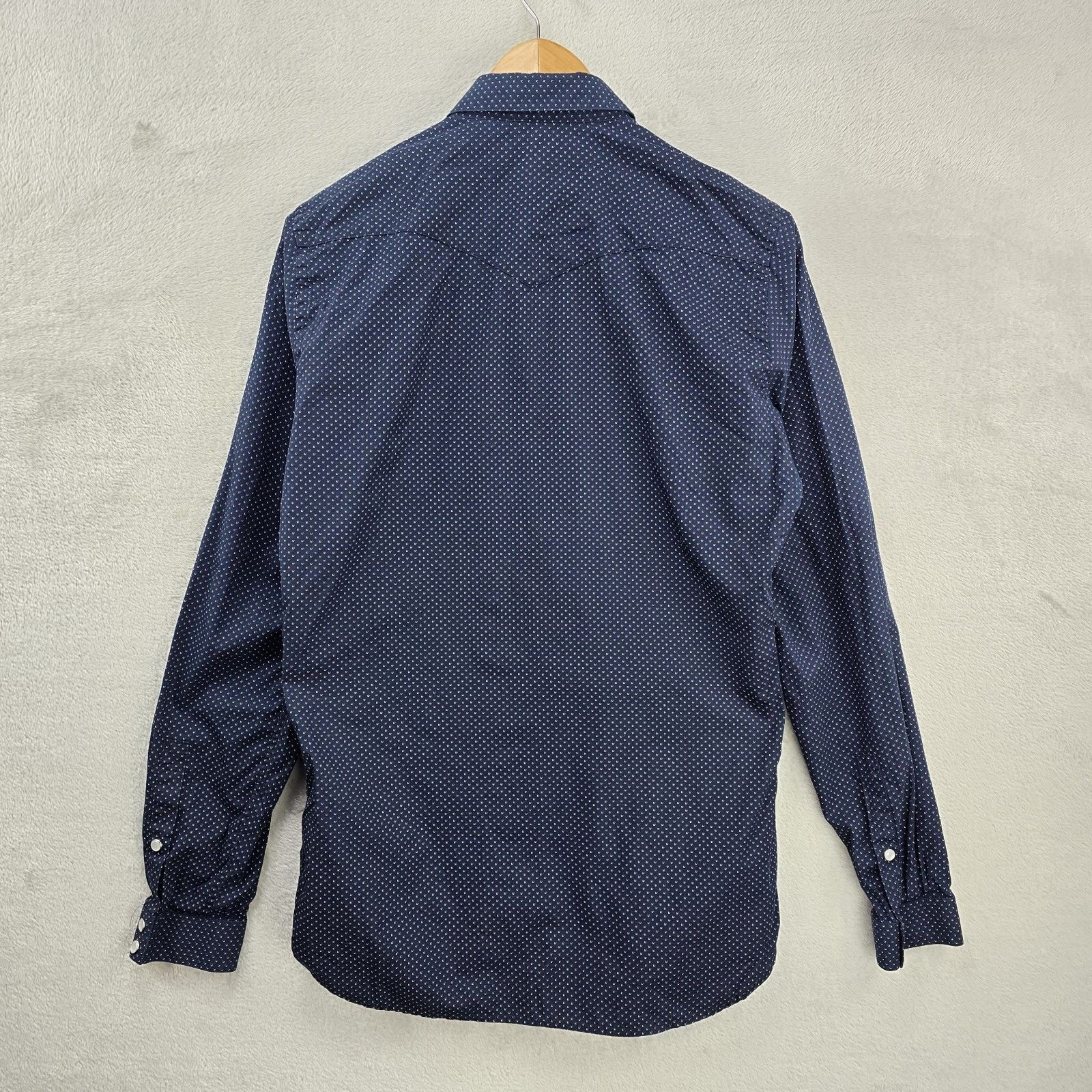 The Kooples The Kooples Shirt Mens Small Fitted Western Pearl Snap Size US S / EU 44-46 / 1 - 7 Thumbnail