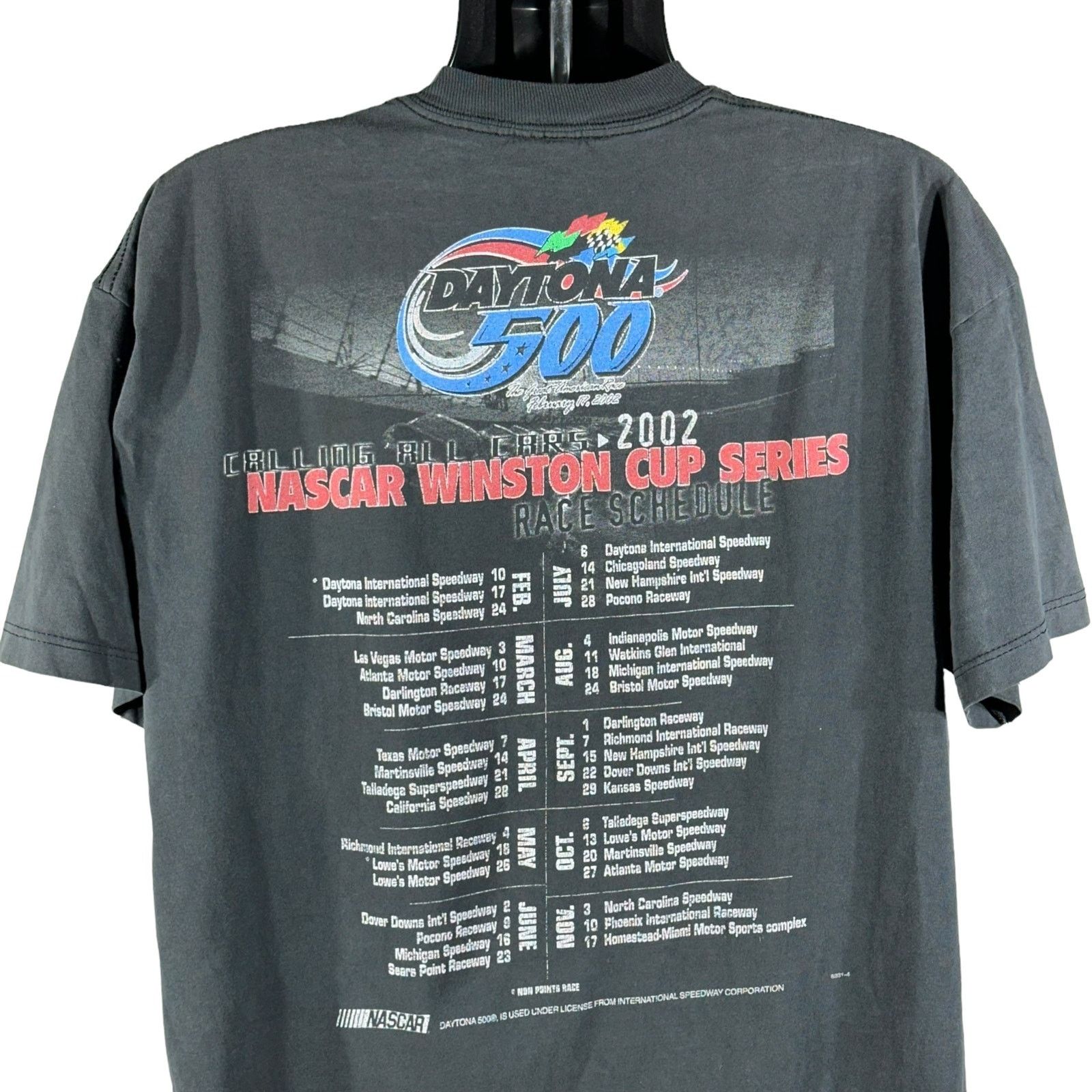 Vintage Vintage Nascar Daytona 500 Winston Cup Tee Size US XL / EU 56 / 4 - 4 Thumbnail