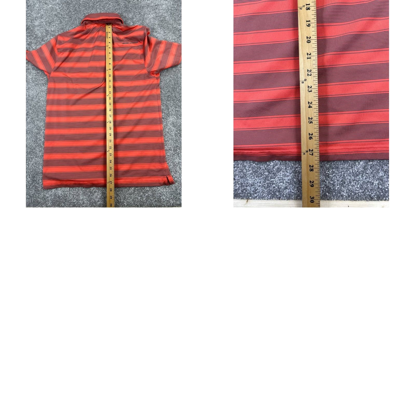 Under Armour Under Armour Polo Shirt Mens M Gray Orange HeatGear Golf Shirt Polo Sports Breathable Short Sleeve Size US M / EU 48-50 / 2 - 8 Thumbnail