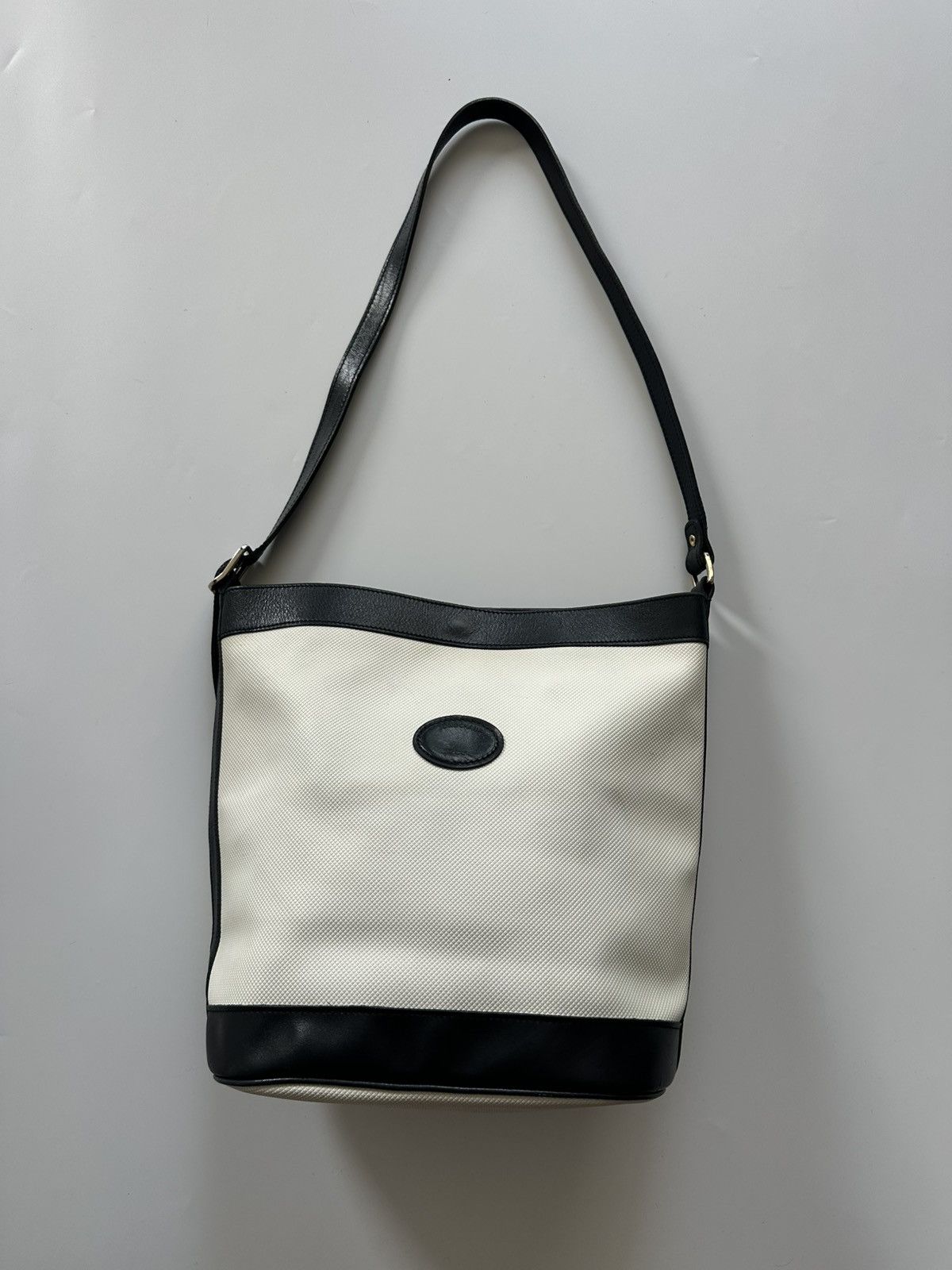 Longchamp 80’s Longchamp Paris Bucket Shoulder Bag Vintage Size ONE SIZE - 5 Thumbnail