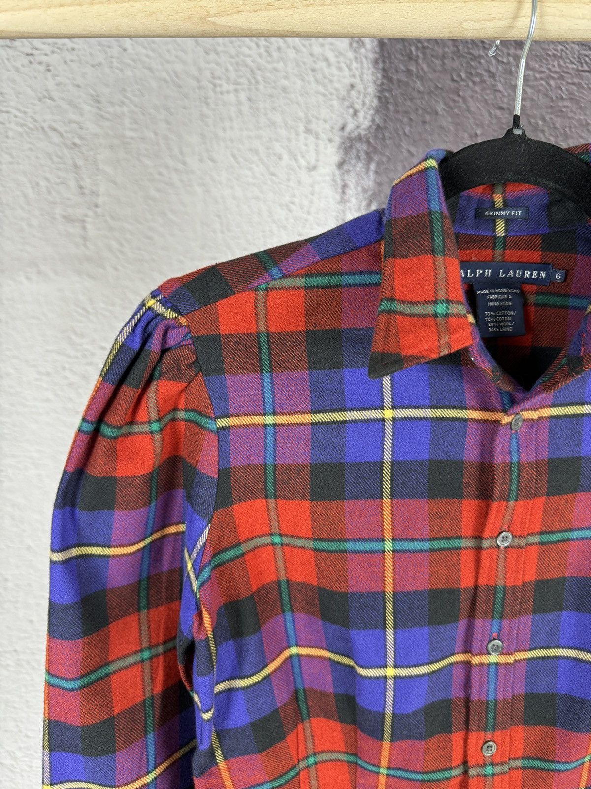 Ralph Lauren Ralph Lauren vintage checkered wool cotton flannel shirt Size M / US 6-8 / IT 42-44 - 2 Thumbnail