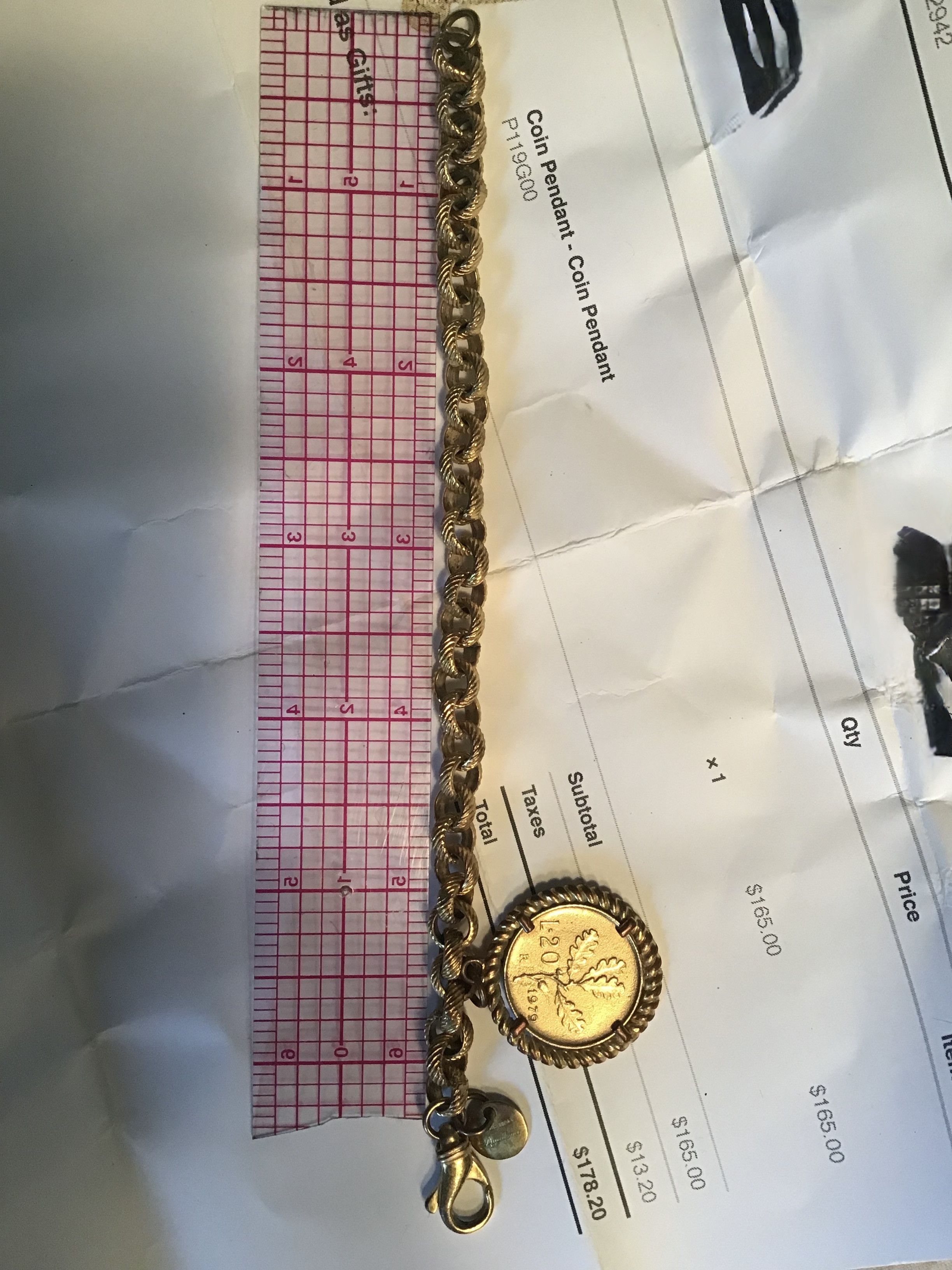 Other Freida Rothman Gold Coin Bracelet Size ONE SIZE - 4 Thumbnail