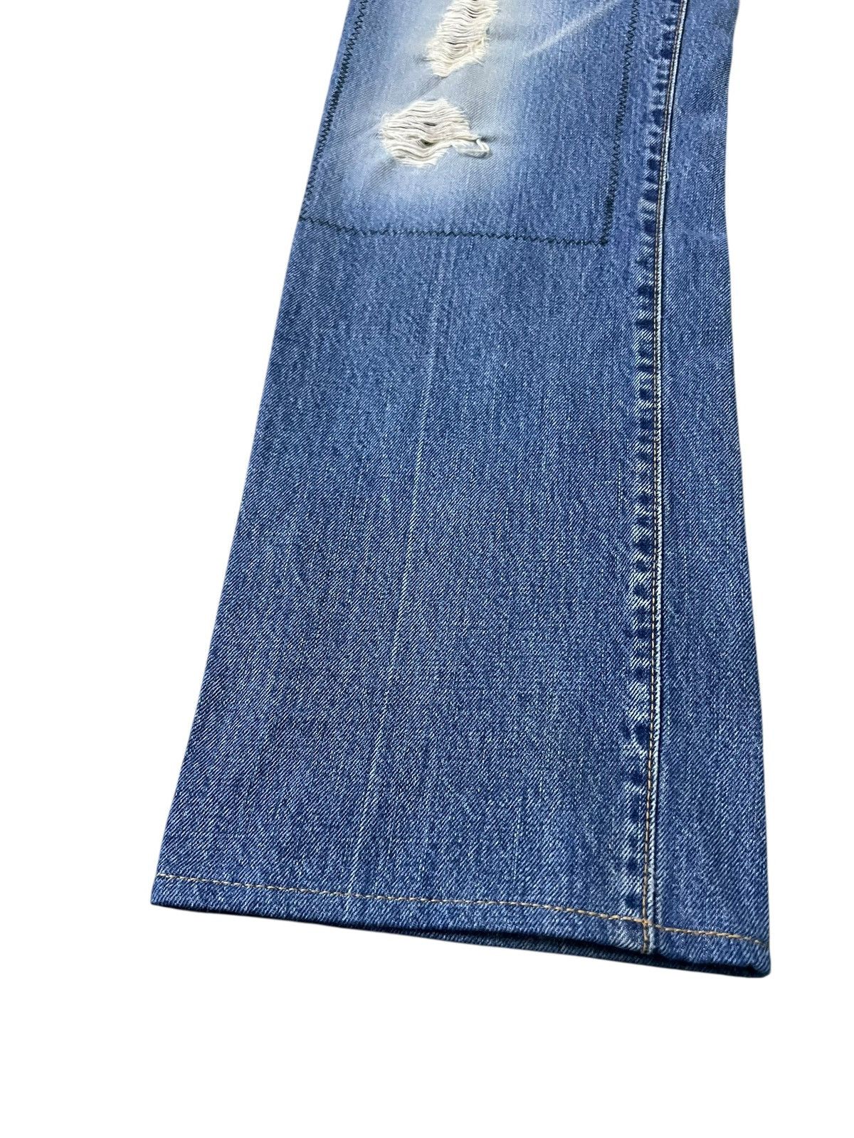Blue Blue Japan Vintage Blue Blue Japan Patchwork Selvedge Jean Size US 29 - 10 Thumbnail
