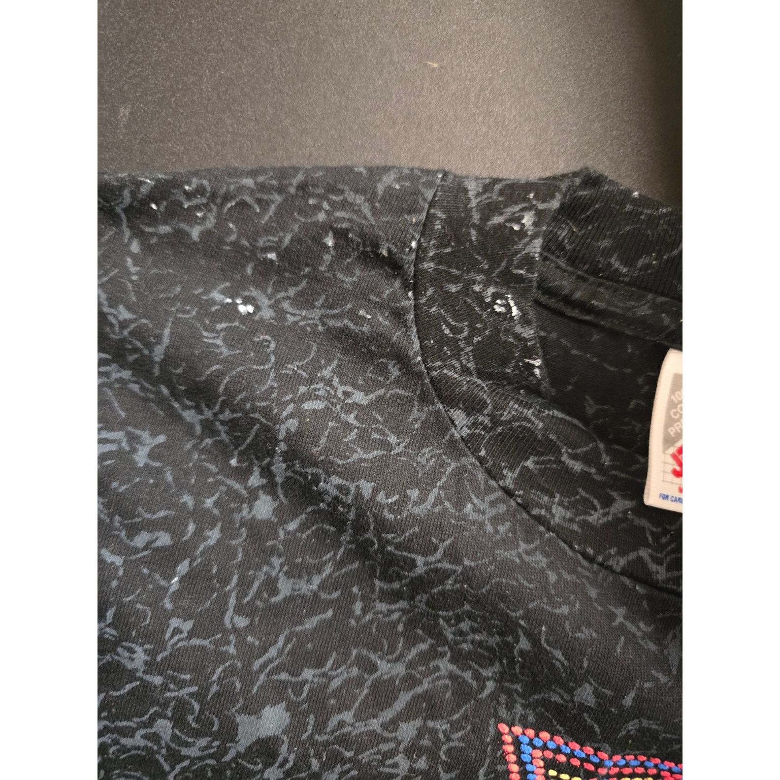 Jerzees Vintage Nevada Shirt Native Tribal Speckled Black Tee Size US M / EU 48-50 / 2 - 7 Thumbnail