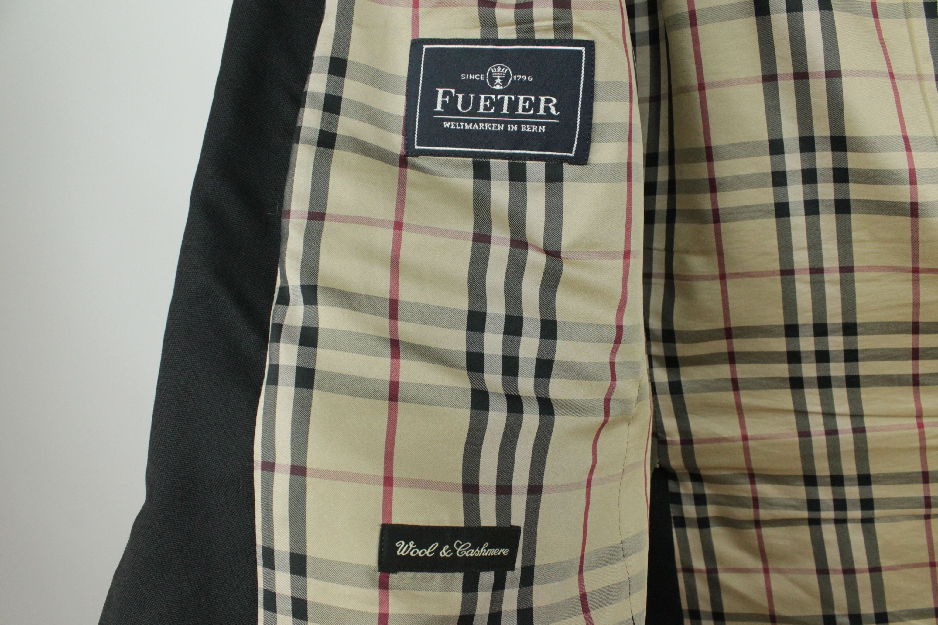 Burberry Burberry Nova Check Lining Gold BTN Black Blazer Jacket Size US L / EU 52-54 / 3 - 8 Thumbnail