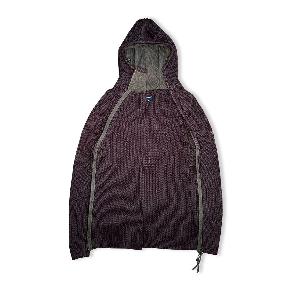 Schott 2006 Schott NYC Dual Zip Balaclava Knit Size US XXL / EU 58 / 5 - 4 Thumbnail