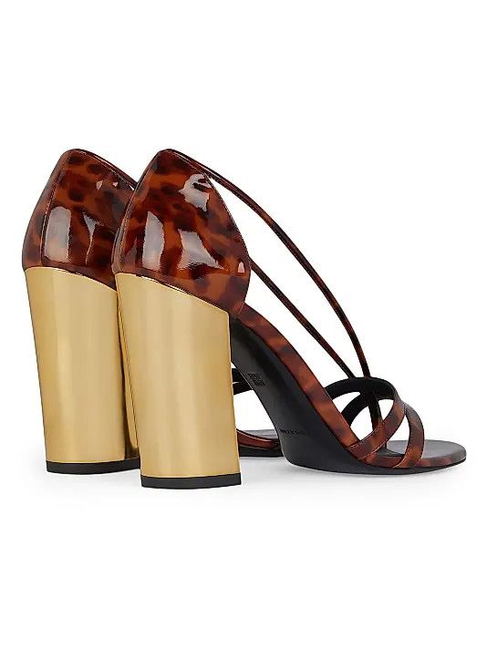 Givenchy os11x1225 Block Heeled Sandals in Multicolor Size US 5.5 / IT 35.5 - 4 Thumbnail
