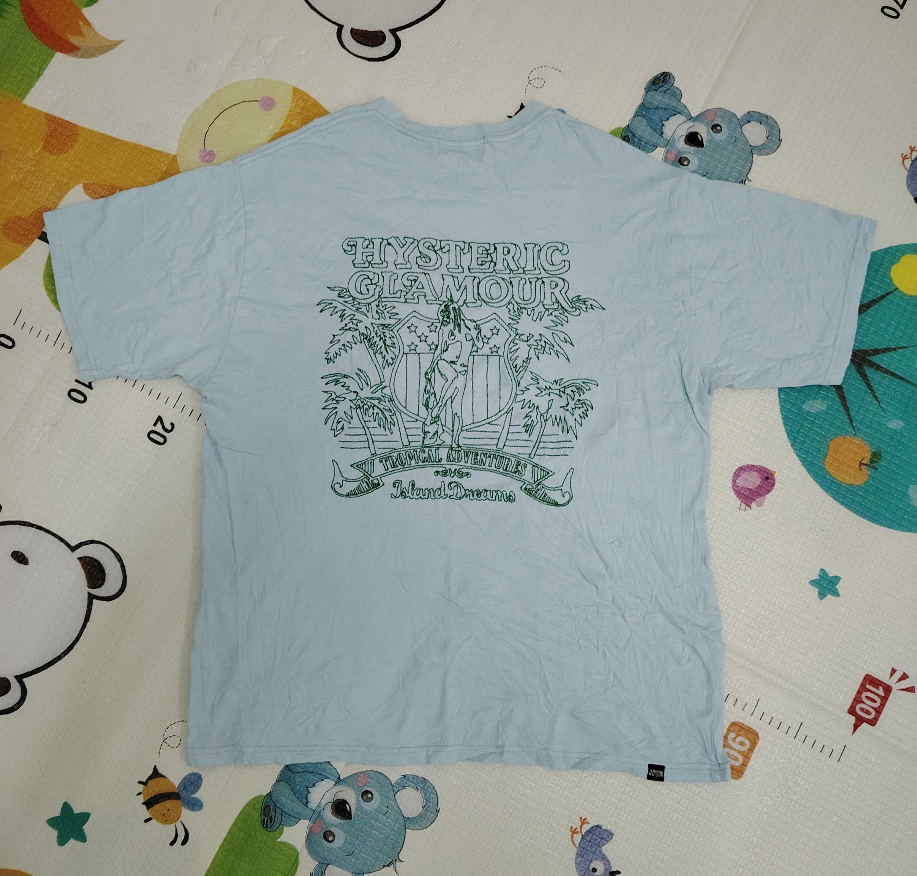 Hysteric Glamour HYSTERIC GLAMOUR TROPICAL ADVENTURES Embroidered T-shirt Size US XL / EU 56 / 4 - 1 Thumbnail