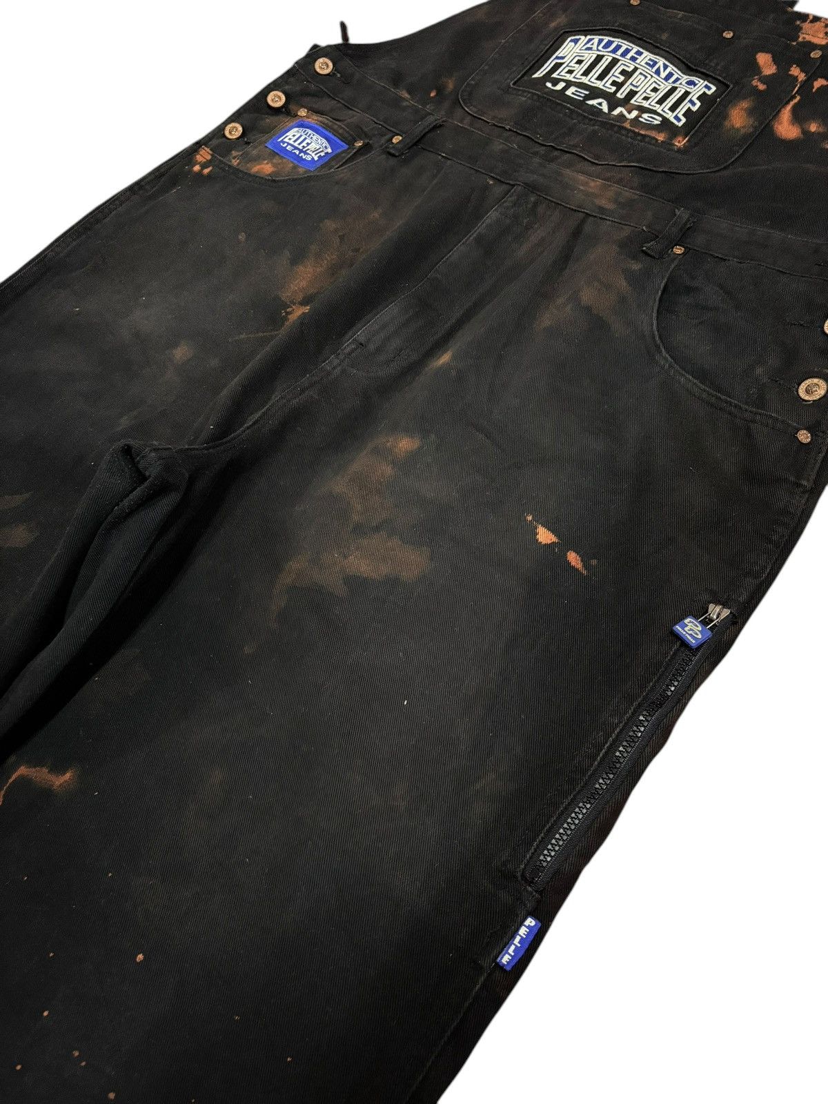 Pelle Pelle 90s Vintage Pelle Pelle Baggy Acid Splash Jumpsuit Size US 44 / EU 60 - 6 Thumbnail