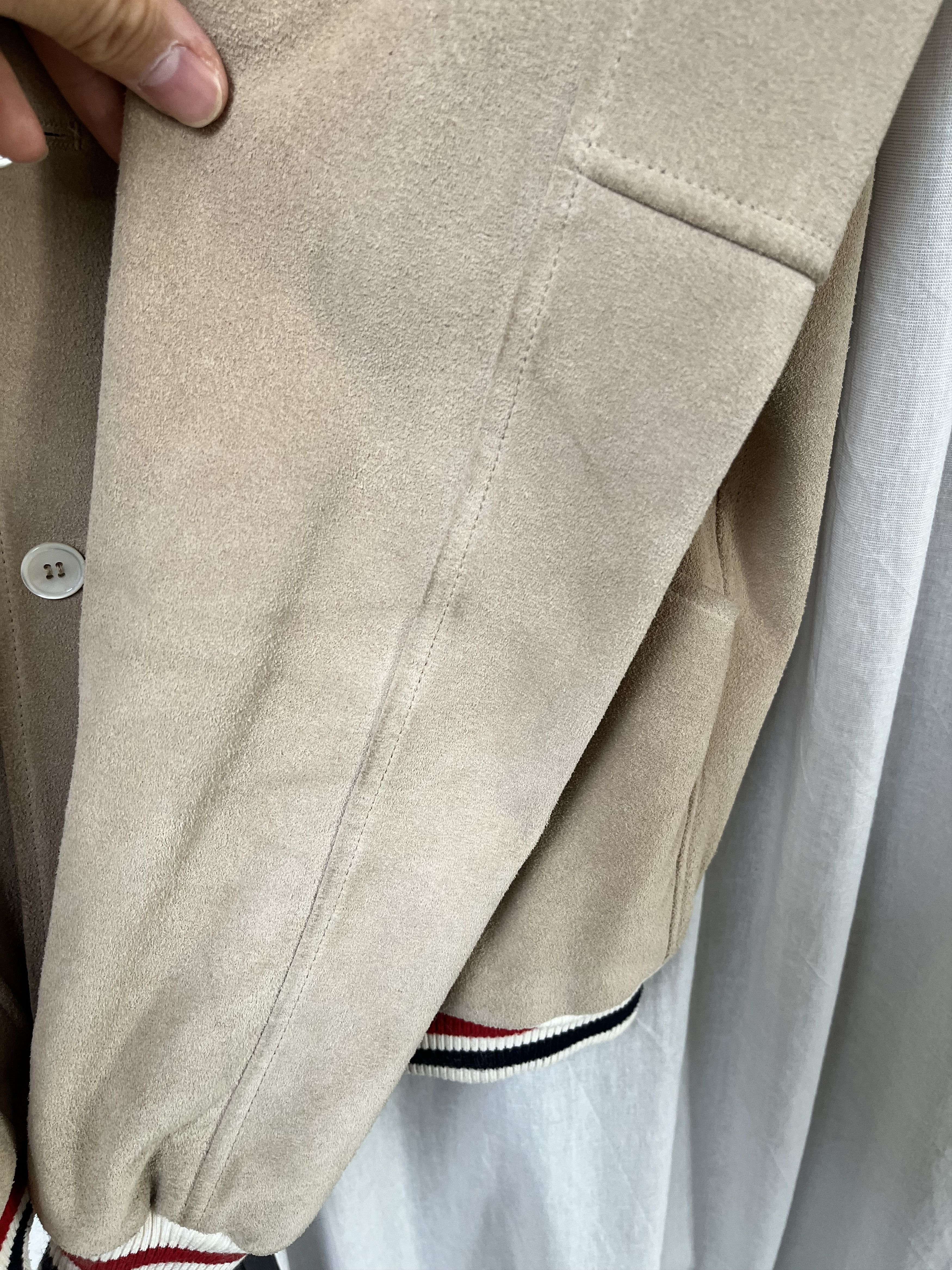 Temple Of Jawnz Suede baseball jacket Size US L / EU 52-54 / 3 - 6 Thumbnail
