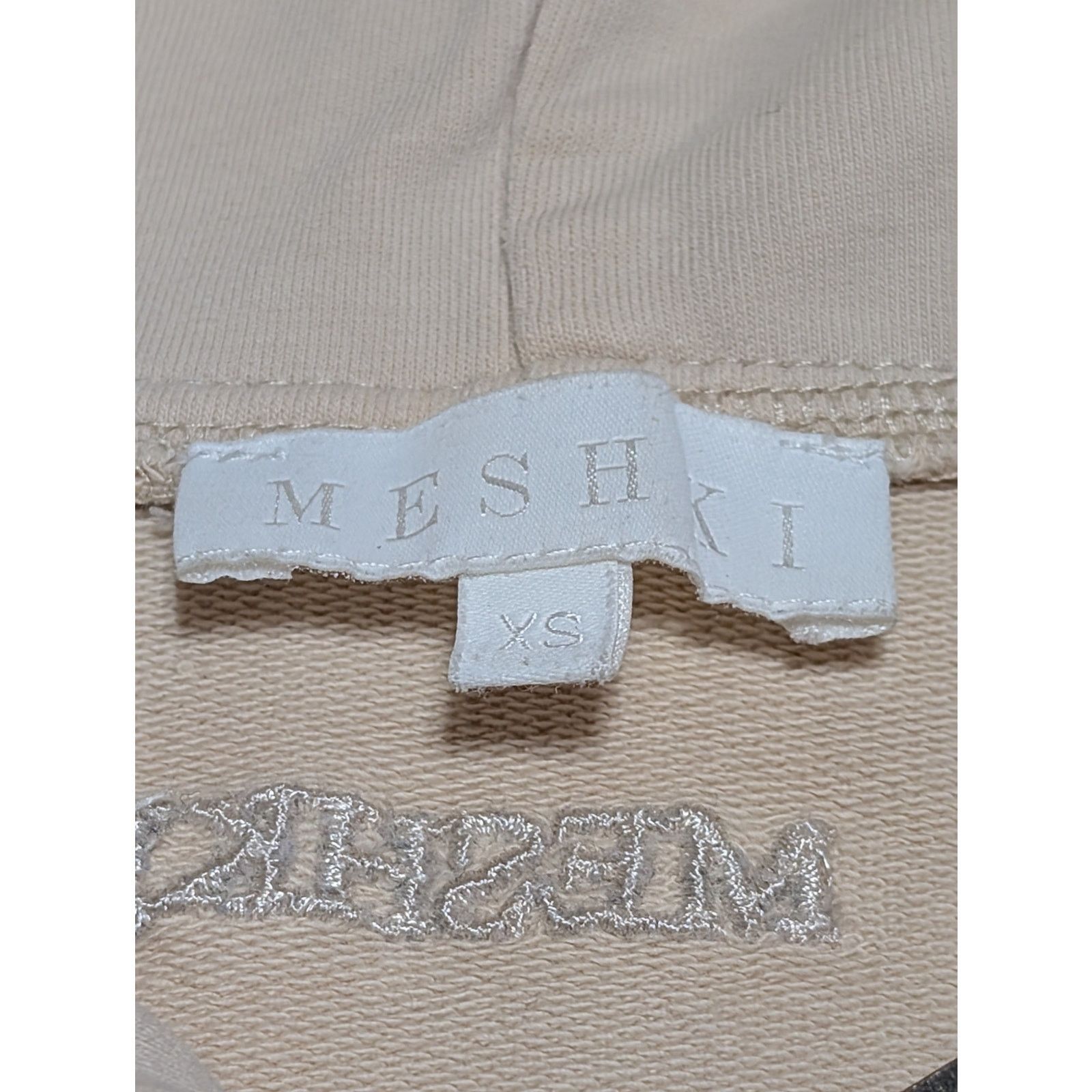 Other Meshki Oversized Zipper Beige Hoodie Jacket Women’s Size XS Size XS / US 0-2 / IT 36-38 - 6 Thumbnail