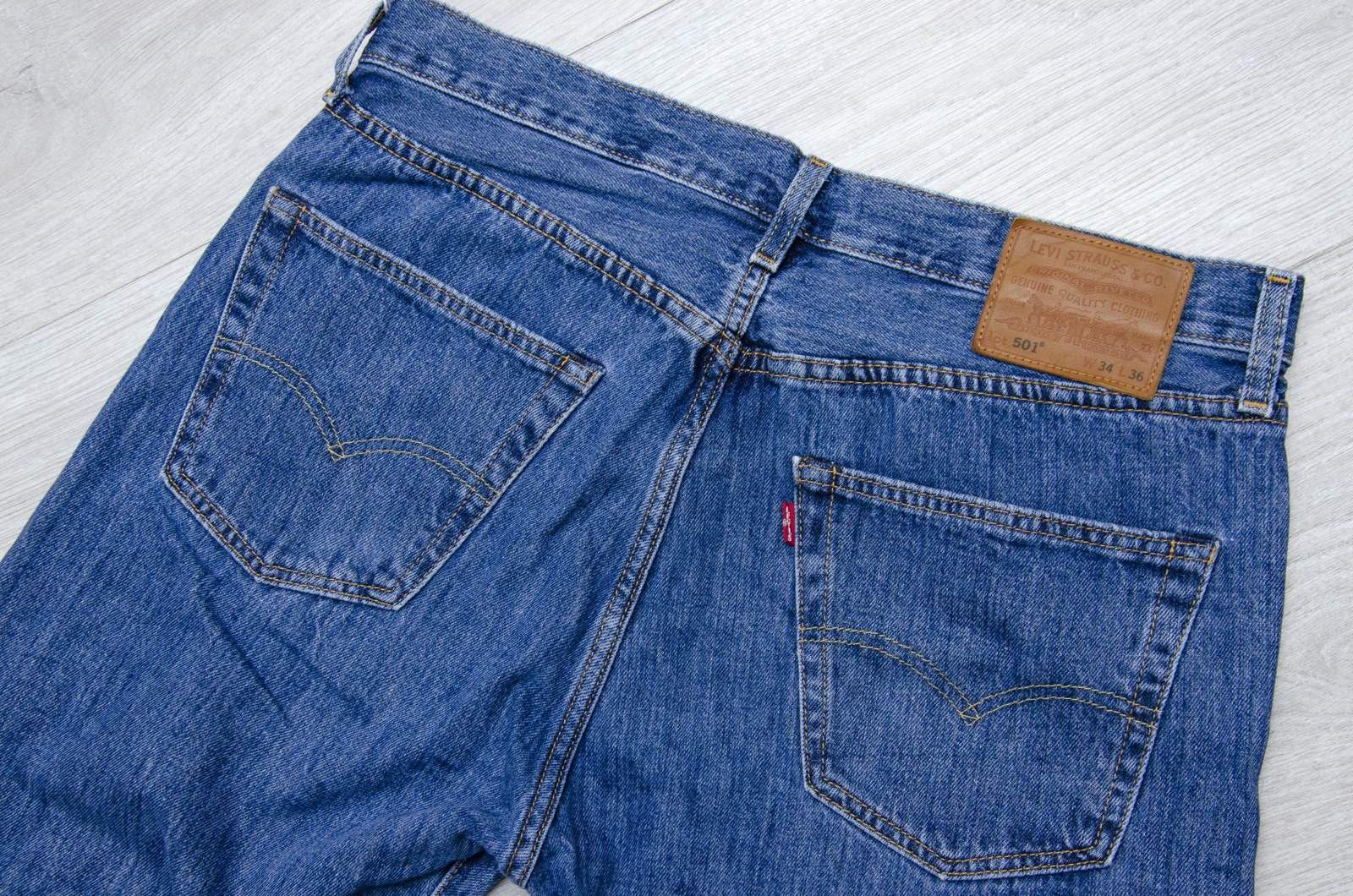 Levi's Levis 501 Original Vintage Jeans. Size W34 L36 Size US 42 / EU 58 - 3 Thumbnail