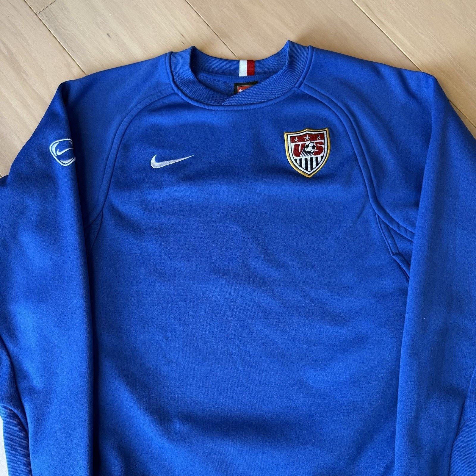 Nike Nike USA Soccer Sweatshirt Small Blue Fleece Pullover Size US S / EU 44-46 / 1 - 4 Thumbnail