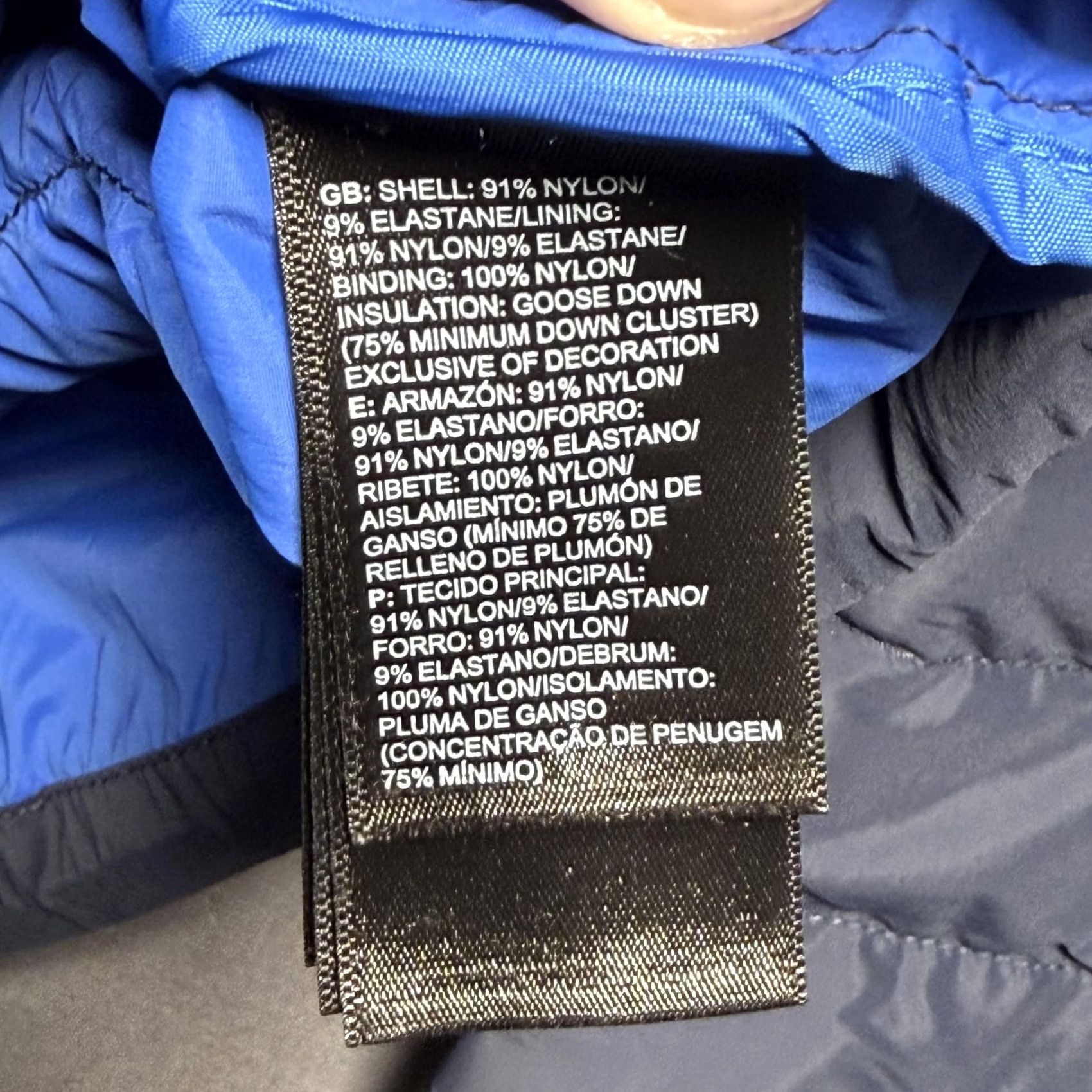 The North Face North Face Jacket Mens Medium blue Down Puffer Lightweight Insulated Packable Size US M / EU 48-50 / 2 - 5 Thumbnail