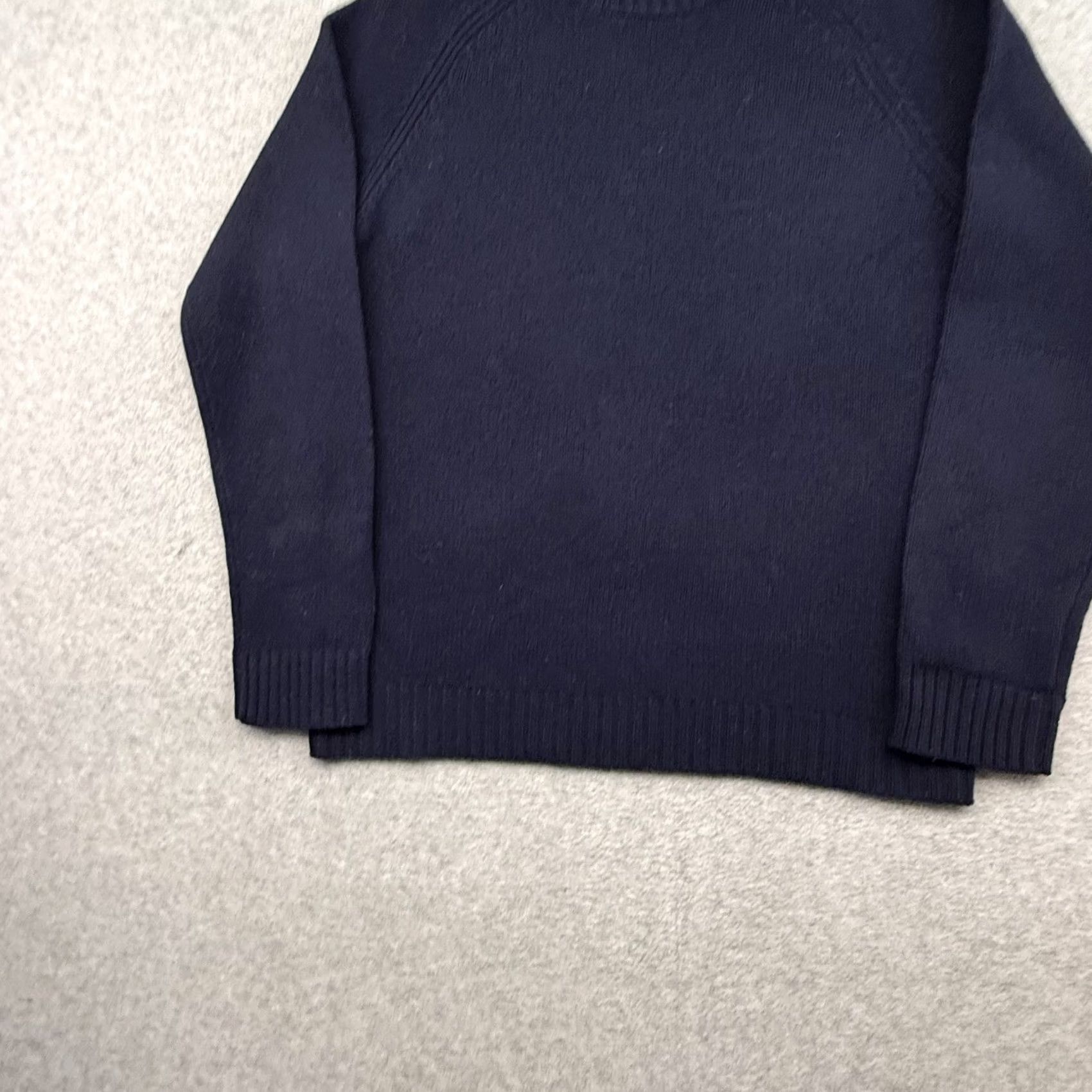 J.Crew J. Crew Sweater Mens L Navy Blue Lambswool Crewneck Knit Pullover Classic Preppy Warm Size US L / EU 52-54 / 3 - 2 Thumbnail