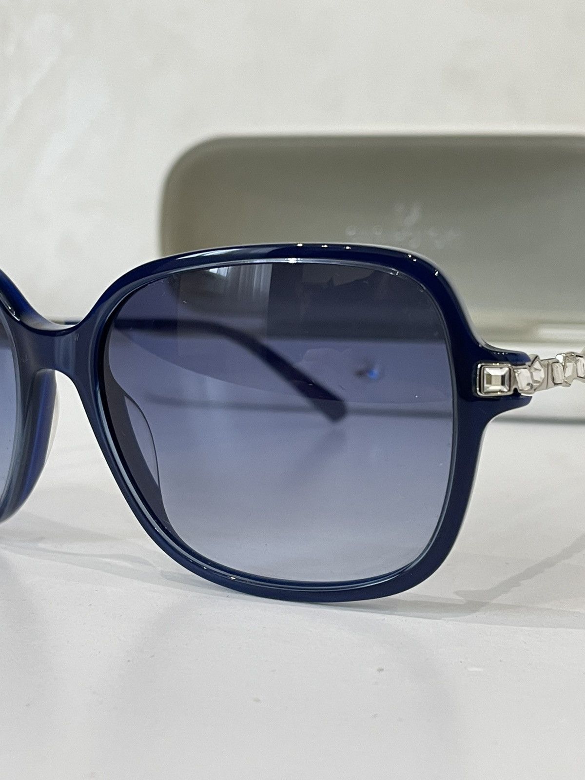 Swarovski SWAROVSKI SK 265 90W Blue Grey Gradient Women's Sunglasses Size ONE SIZE - 11 Thumbnail