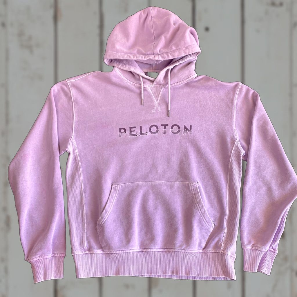Pinko Peloton Women’s Pink Hoodie Sweatshirt S Peloton Hooded Pullover Sweater Athleisure Long Sleeve Logo Size S / US 4 / IT 40 - 1 Thumbnail