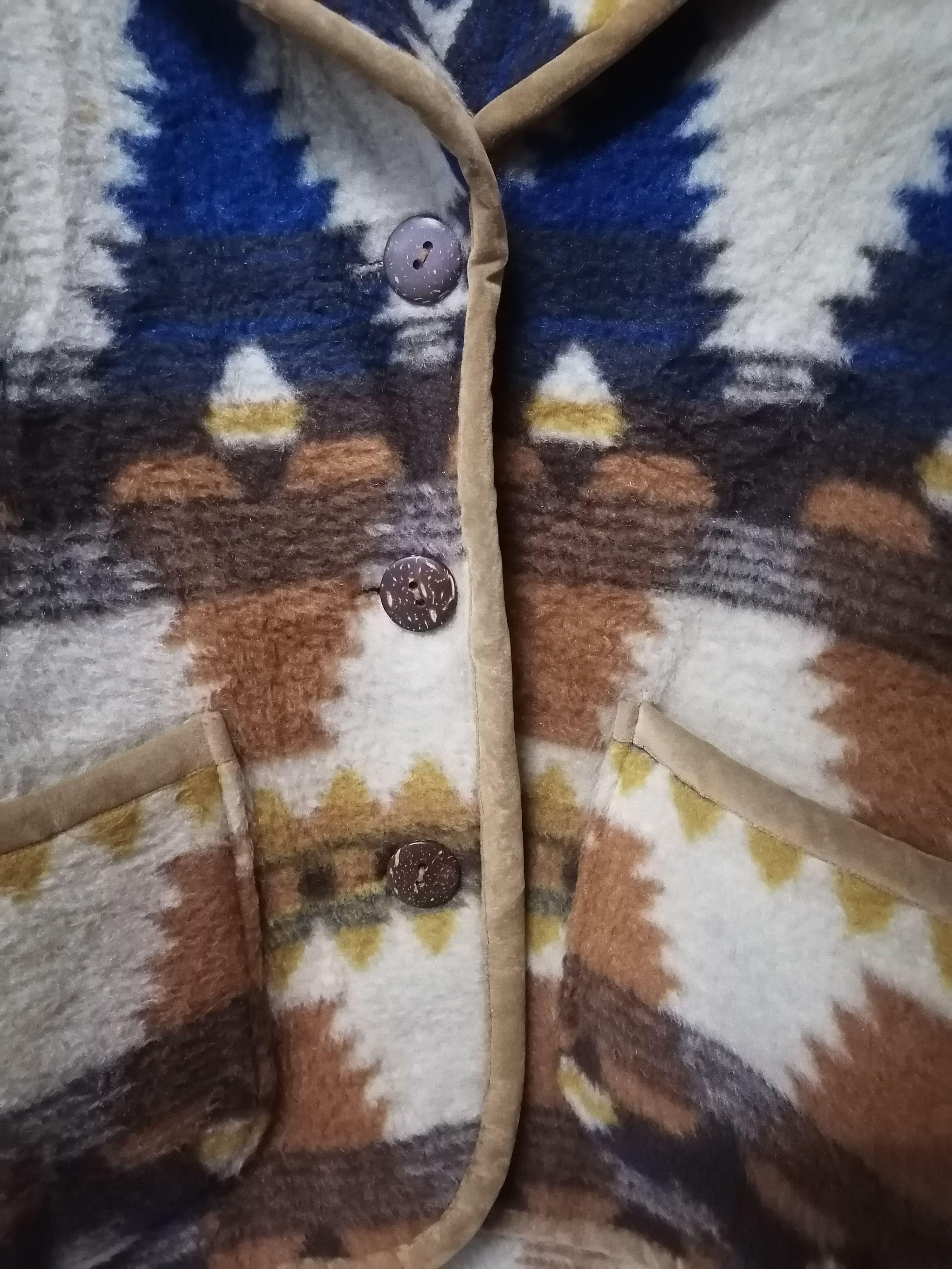Native × Vintage Vintage 80s American Native Wool Blend Jacket Size US M / EU 48-50 / 2 - 3 Thumbnail