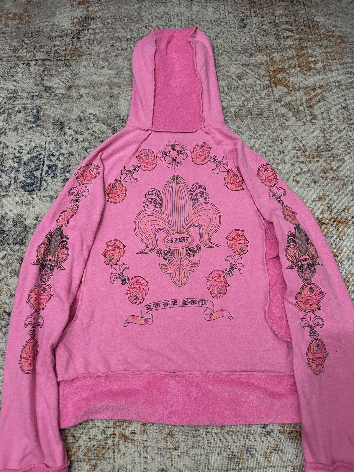 If Six Was Nine 2B Free Cross Flowers Zip Hoodie Size US XS / EU 42 / 0 - 5 Thumbnail