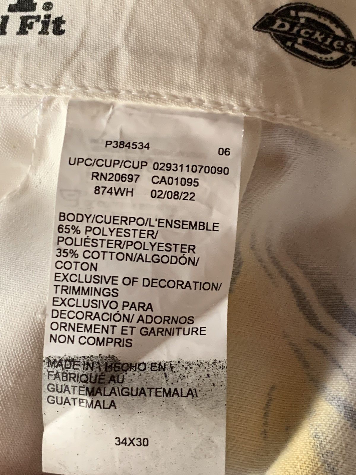 Dickies *RARE* Airbrushed Leaves & Branches Dickies 874 Pants 34x30 Size US 34 / EU 50 - 11 Thumbnail