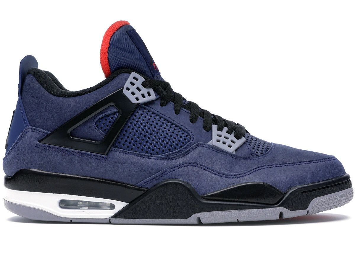 image of Air Jordan 4 Retro Winterized Loyal Blue Shoes, Men's (Size 12)