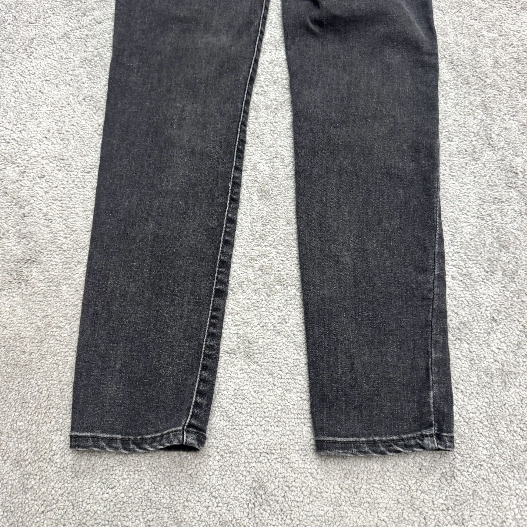 Levi's Levi's 712 High Rise Skinny Denim Jeans Womens 28x30 Black Washed Casual Stretch Size 28" / US 6 / IT 42 - 4 Thumbnail