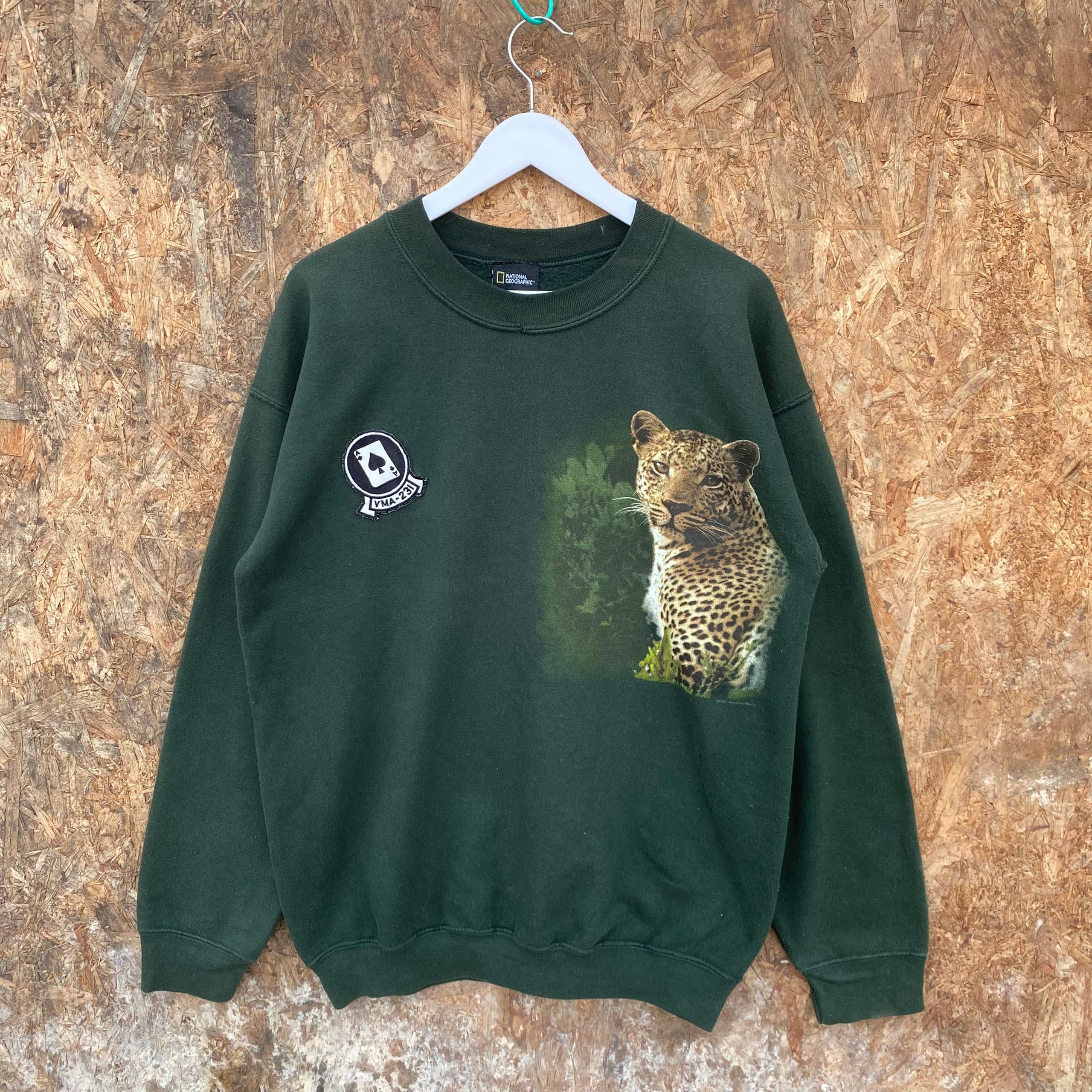 Vintage Vintage National Geographic Tiger Sweatshirt Size US L / EU 52-54 / 3 - 1 Thumbnail
