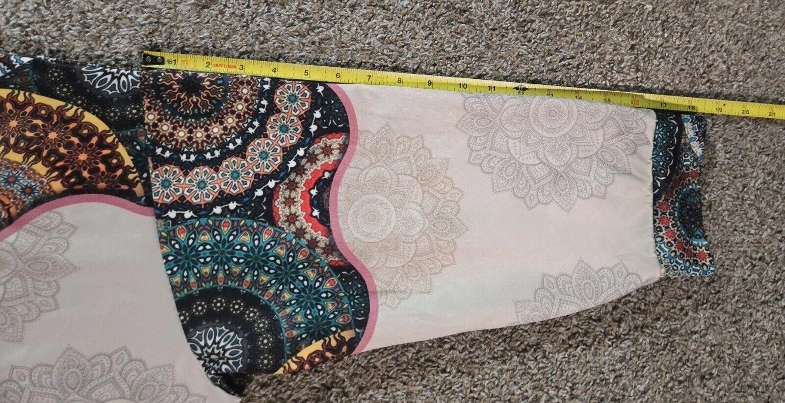 Designer Paisley Print Beige 3/4 Sleeve Regsitered Nurse Hoodie 4XL Size US XXL / EU 58 / 5 - 5 Thumbnail