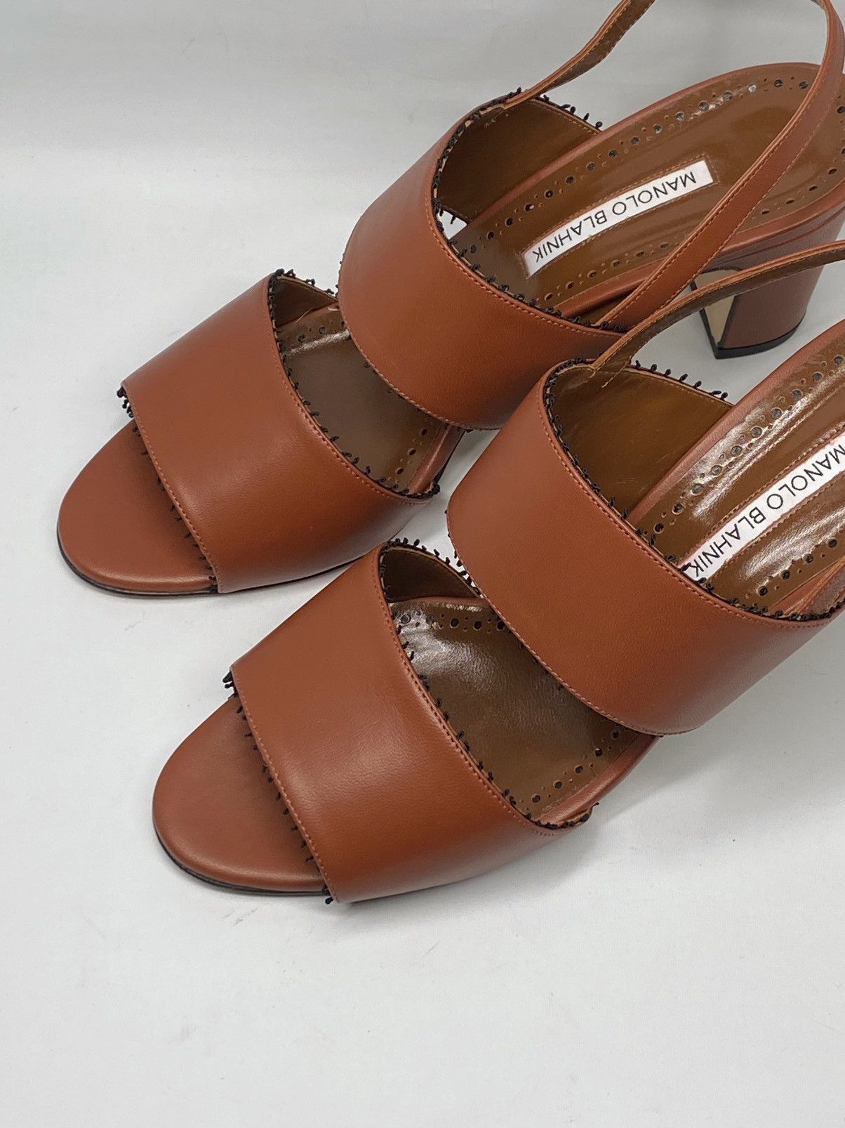 Manolo Blahnik Manolo Blahnik Persio Leather Sandals size 41 Size US 11 / IT 41 - 9 Thumbnail