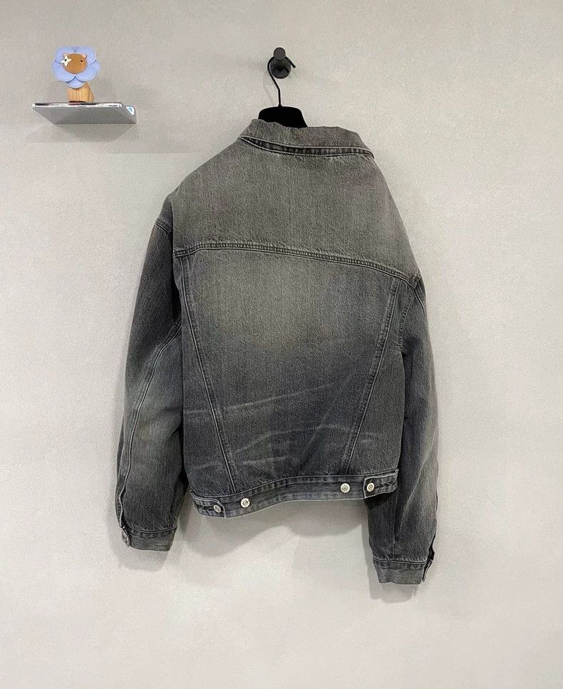 Balenciaga Balenciaga Asymmetrical Denim Cotton Jacket Size US XS / EU 42 / 0 - 2 Thumbnail