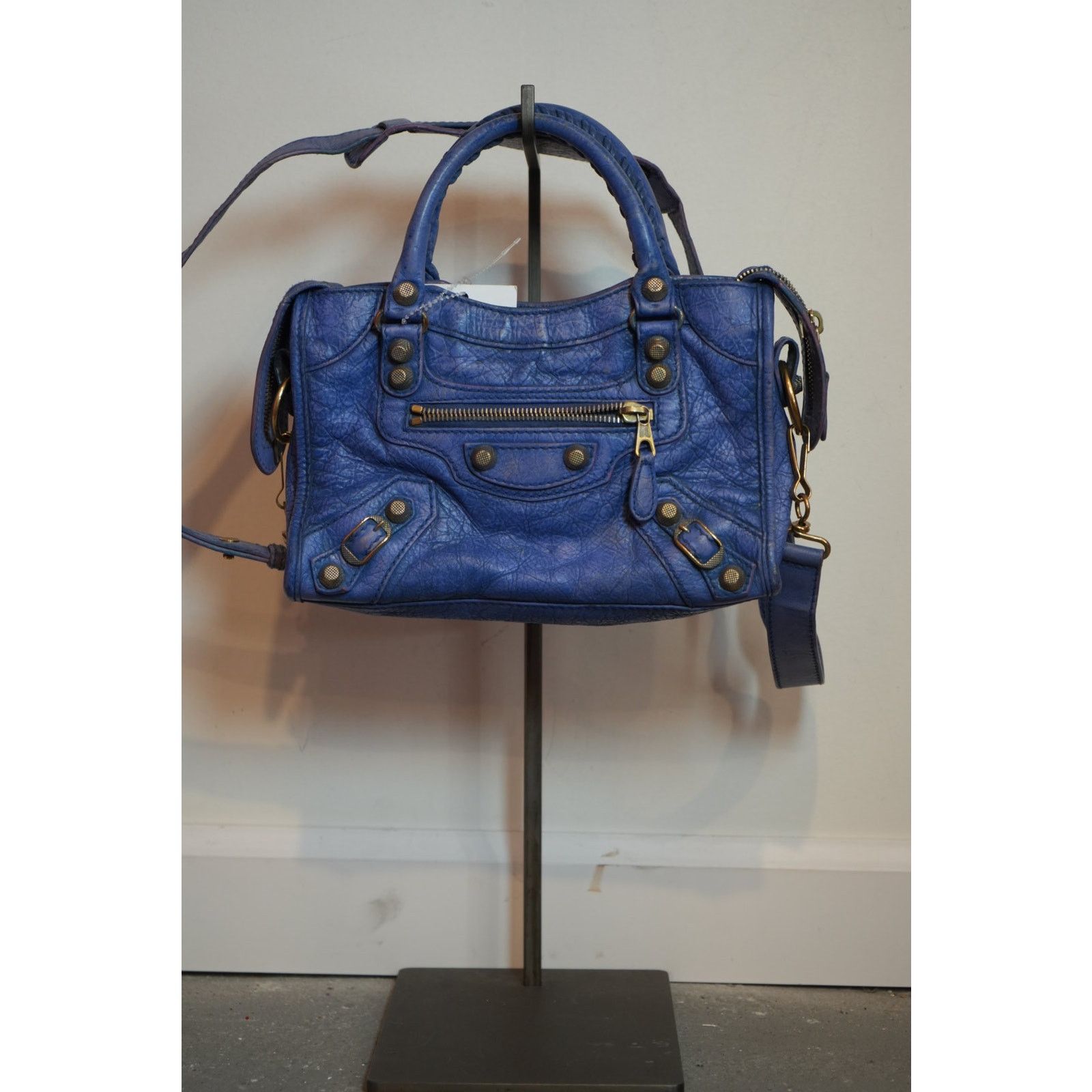 バッグ balenciaga city the first blue 2way Balenciaga Balenciaga Blue City 2-Way Bag FREE COA | Grailed