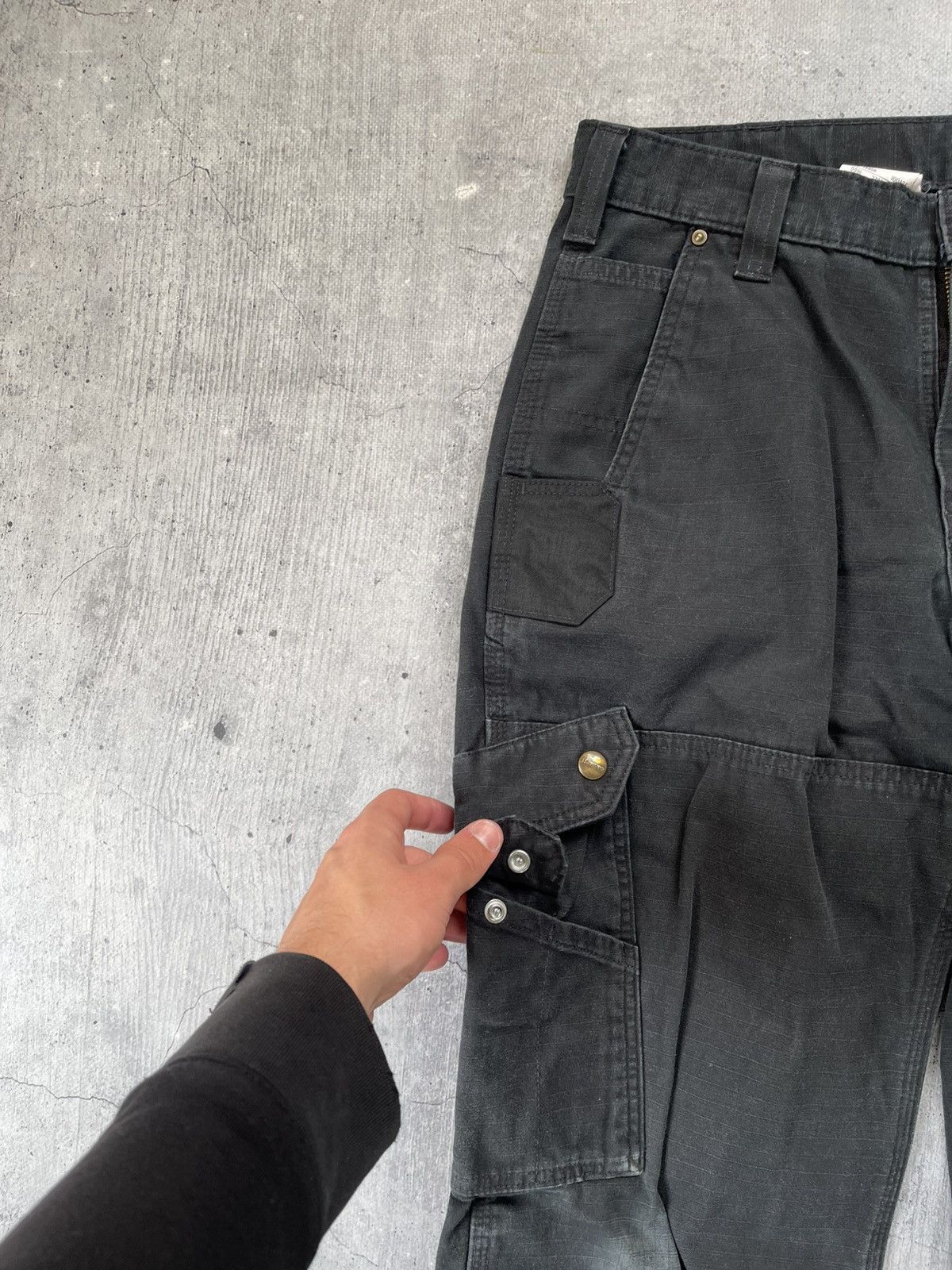 Carhartt × Vintage (33x32) Crazy Faded Vintage Carhartt Carpenter Pants Size US 33 - 7 Thumbnail