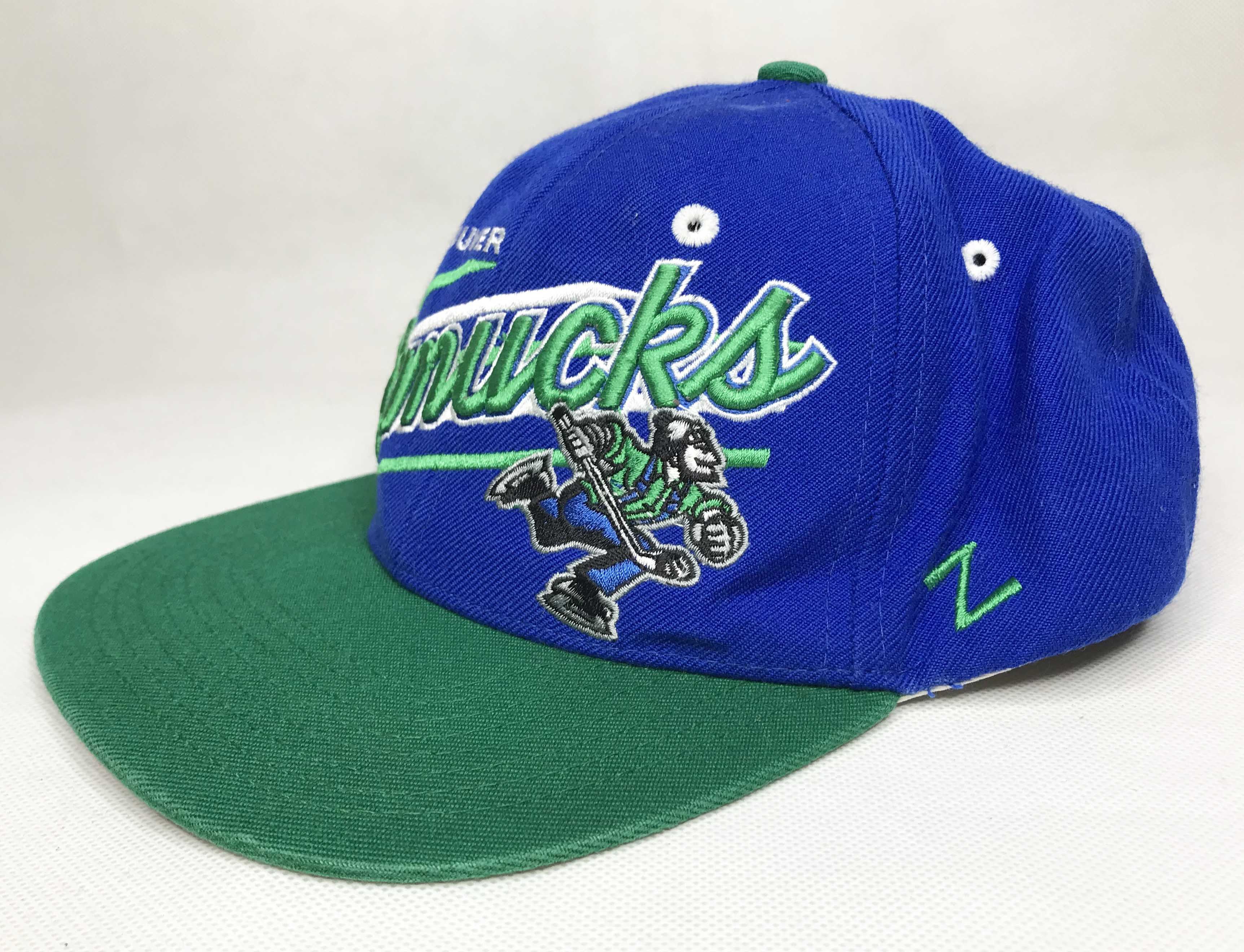 Zephyr Zephyr NHL Vancouver Canucks Hockey Snapback Cap Hat Size ONE SIZE - 3 Thumbnail
