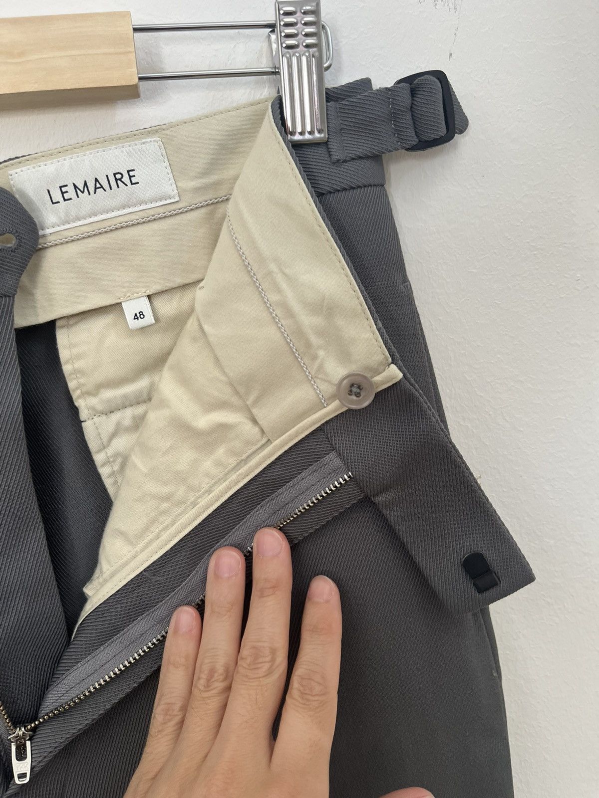 Lemaire Lemaire Grey Trousers Size US 30 / EU 46 - 5 Thumbnail