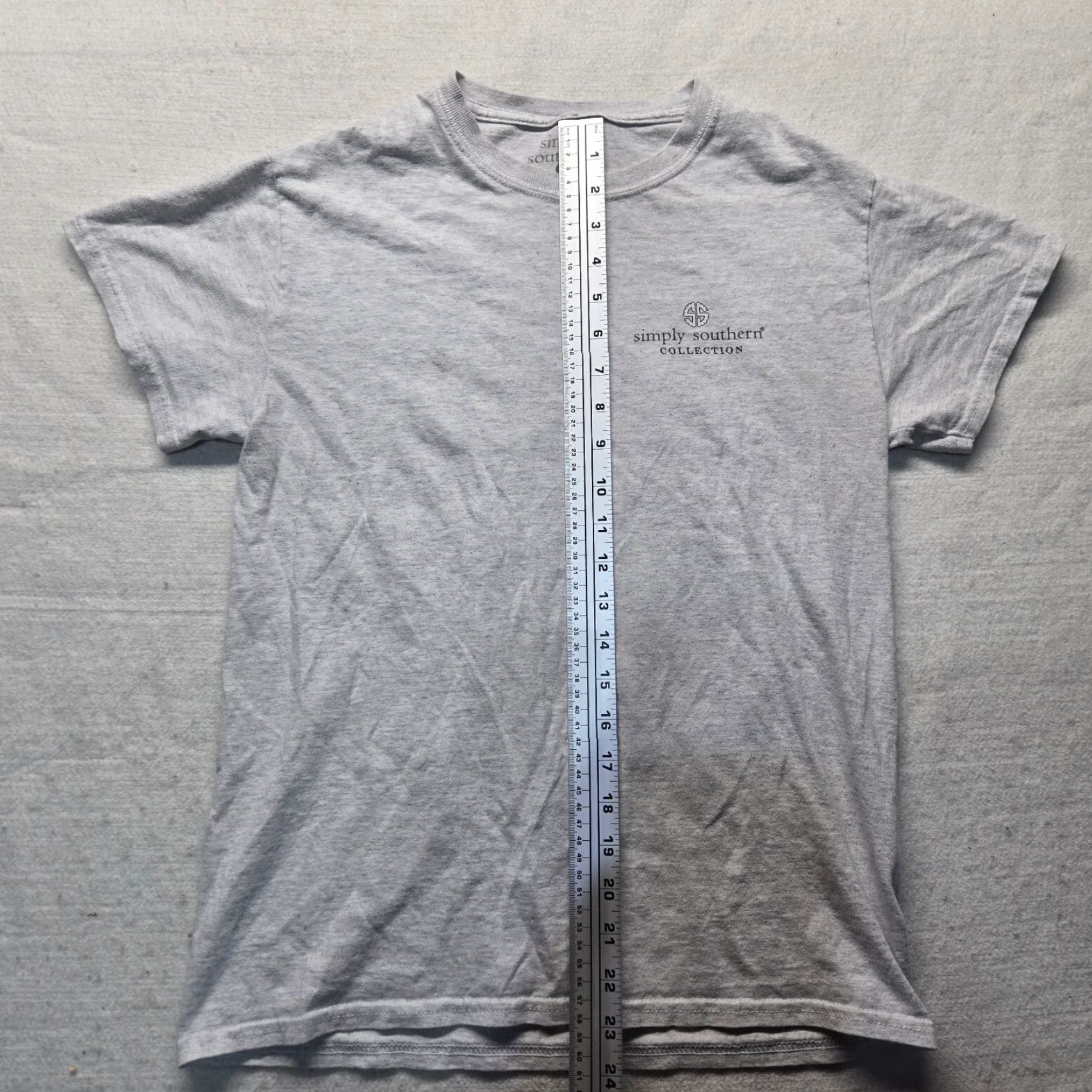 Vintage Simply Southern Gray Think Positive Dog Monk T-Shirt Adult Women's Size S Small Shirts Women S Gray Think Positive Dog Monk Shirt Size S / US 4 / IT 40 - 4 Thumbnail