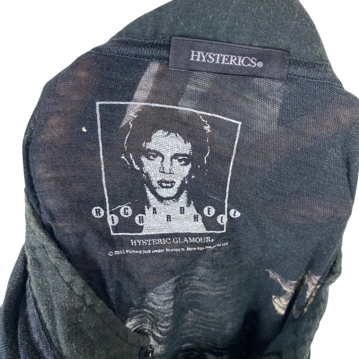 Band Tees × Hysteric Glamour × Seditionaries 💥HYSTERIC GLAMOUR RICHARD HELL TOP Size L / US 10 / IT 46 - 5 Thumbnail