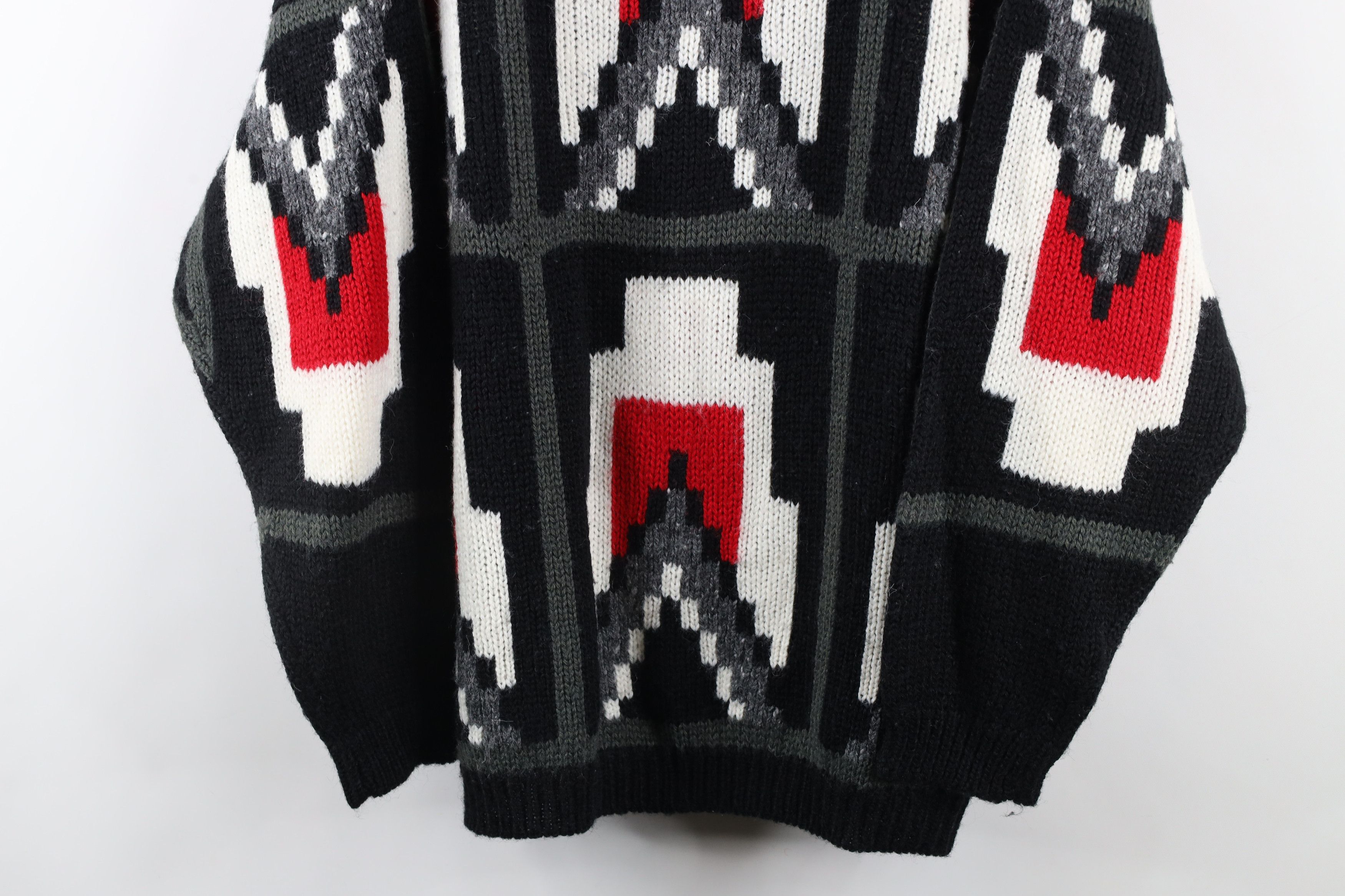Esprit × Vintage Vintage 90s Esprit Blend Southwestern Fiesta Knit Sweater Size M / US 6-8 / IT 42-44 - 3 Thumbnail