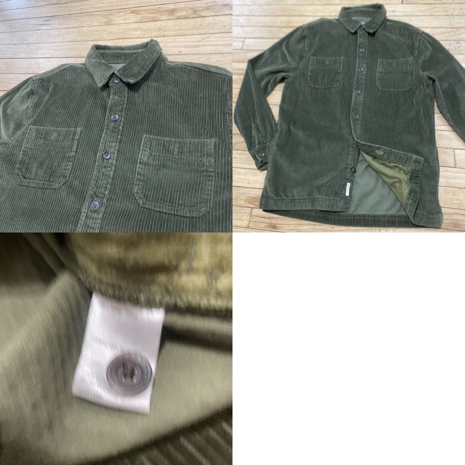 Weatherproof Weatherproof VTG 90s Corduroy Jacket Mens M Green Button Coat Shacket Grunge M Size M / US 6-8 / IT 42-44 - 11 Thumbnail