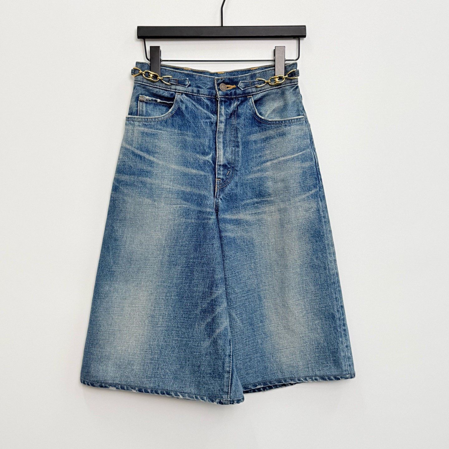 Celine CELINE Washed Blue Mid-Length Jeans Size 26" / US 2 / IT 38 - 1 Thumbnail