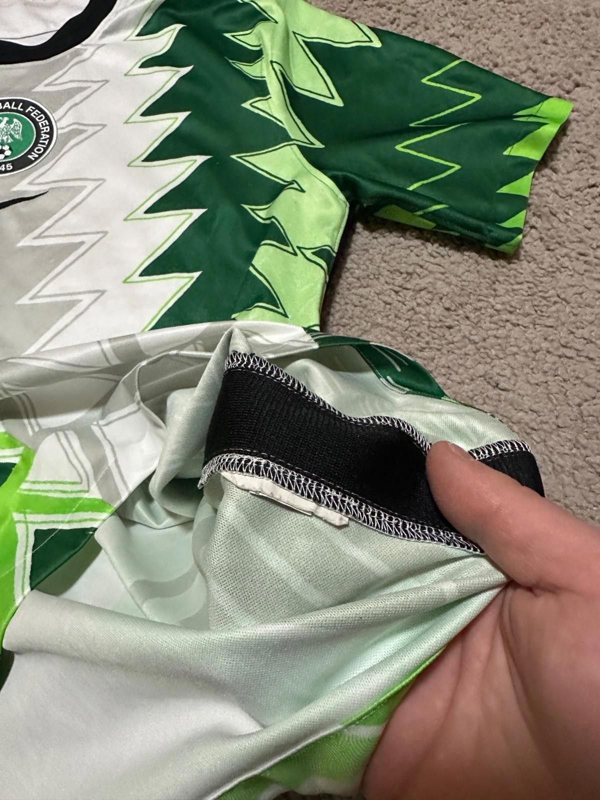 Nike Nike Nigeria 2020/21 Home Football Shirt Soccer Jersey Sz L Size US L / EU 52-54 / 3 - 5 Thumbnail