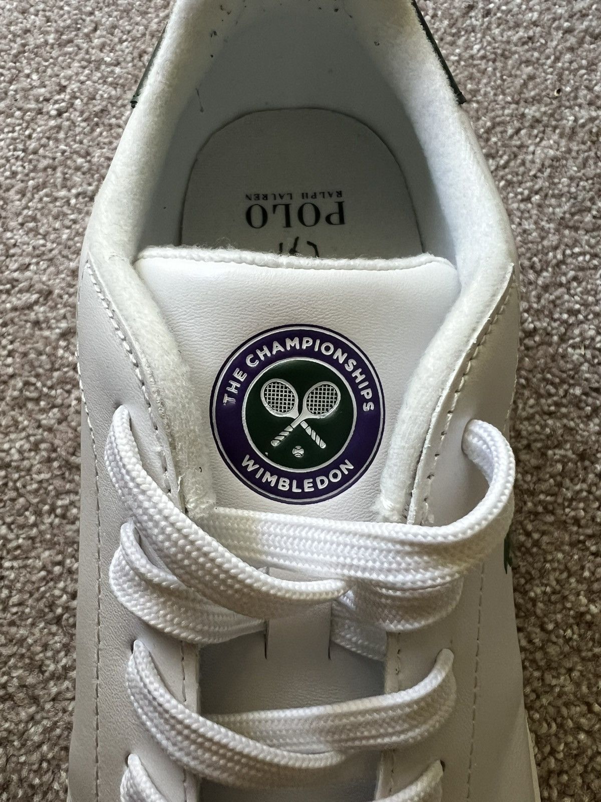 Polo Ralph Lauren × Ralph Lauren The Championship Wimbledon Polo Sneakers Size US 11 / EU 44 - 3 Thumbnail