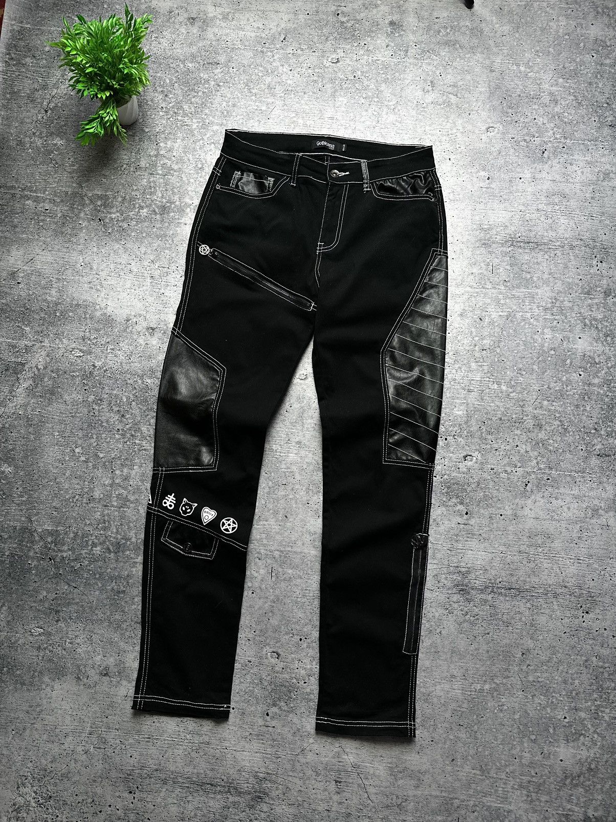 Japanese Brand Vintage Gothicana by EMP Y2K Japanese Hype Faded Pants Size US 32 / EU 48 - 3 Thumbnail