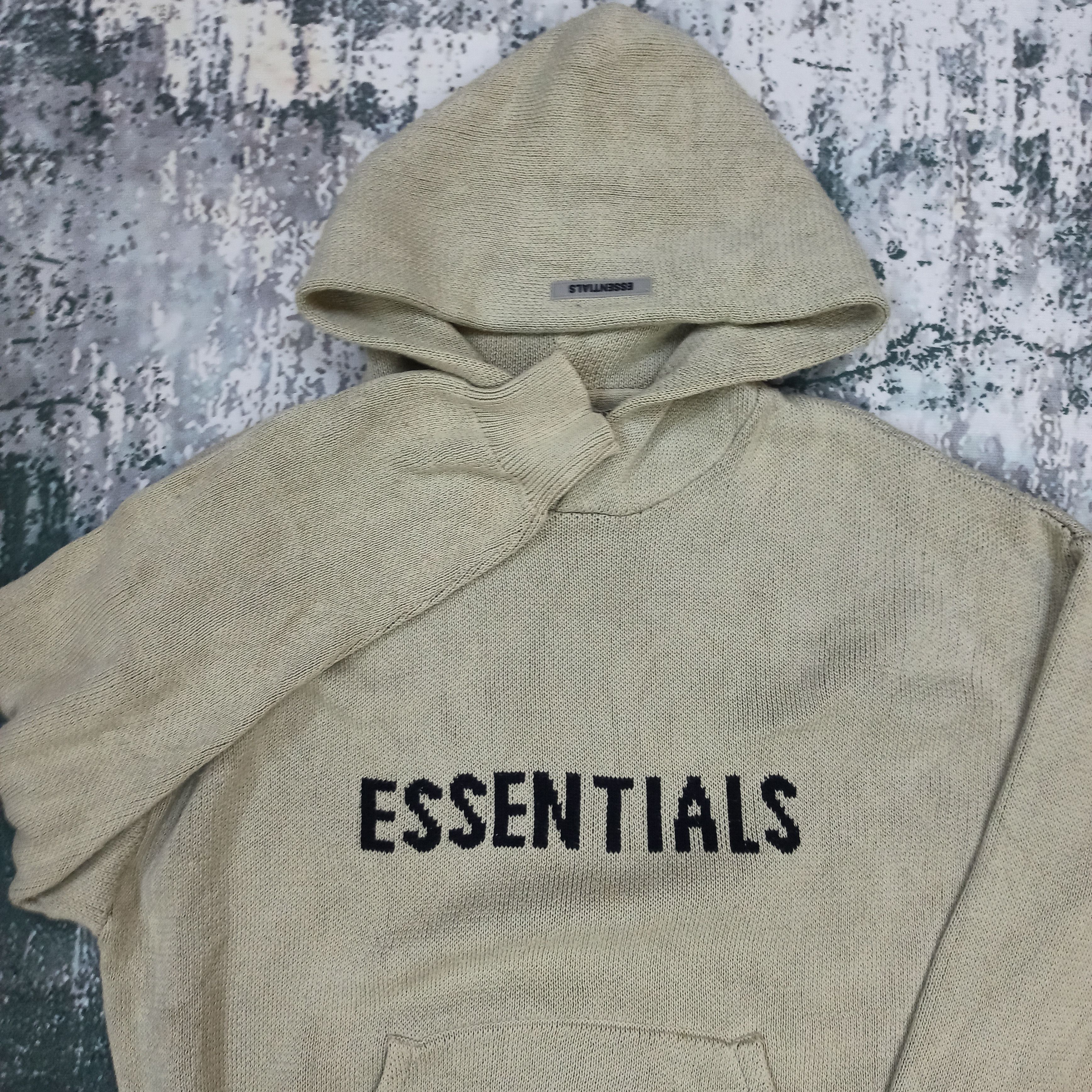 Essentials Fear of God Essentials Knit Big Logo Hoodie Size US L / EU 52-54 / 3 - 2 Thumbnail